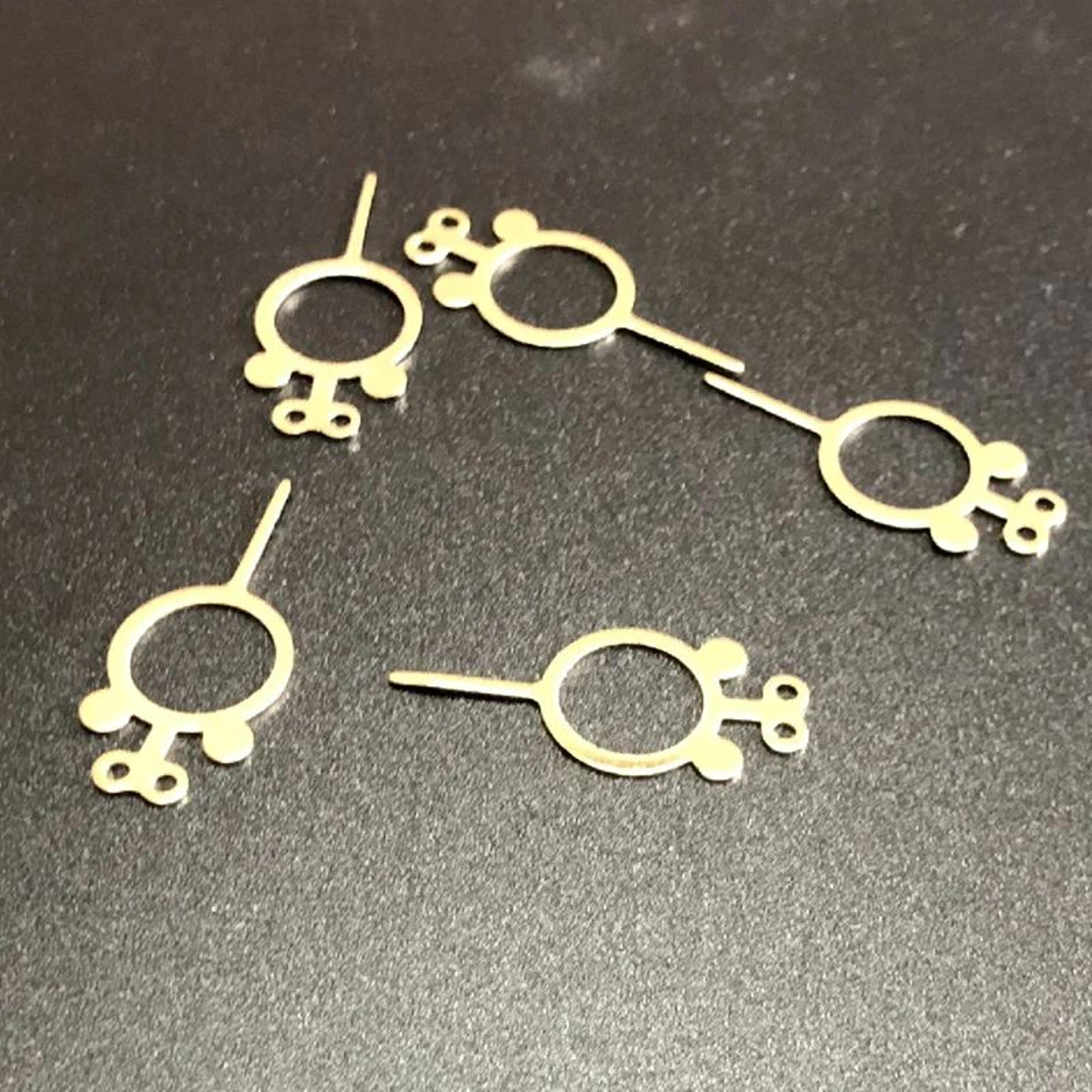 10PCS Stainless Steel SIM Card Ejector Pin Set 1