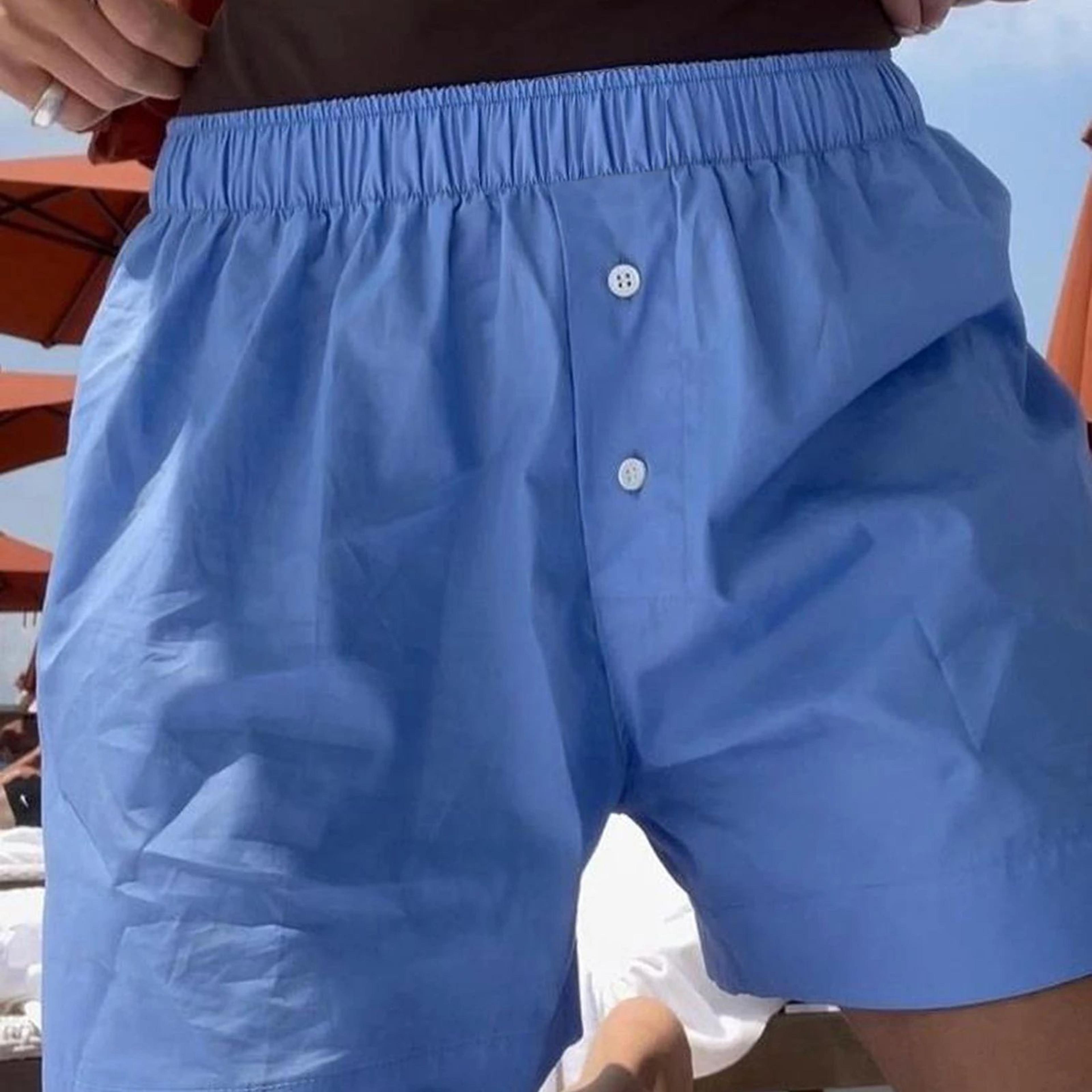 Womens Vintage High Waist Loose Casual Shorts 3