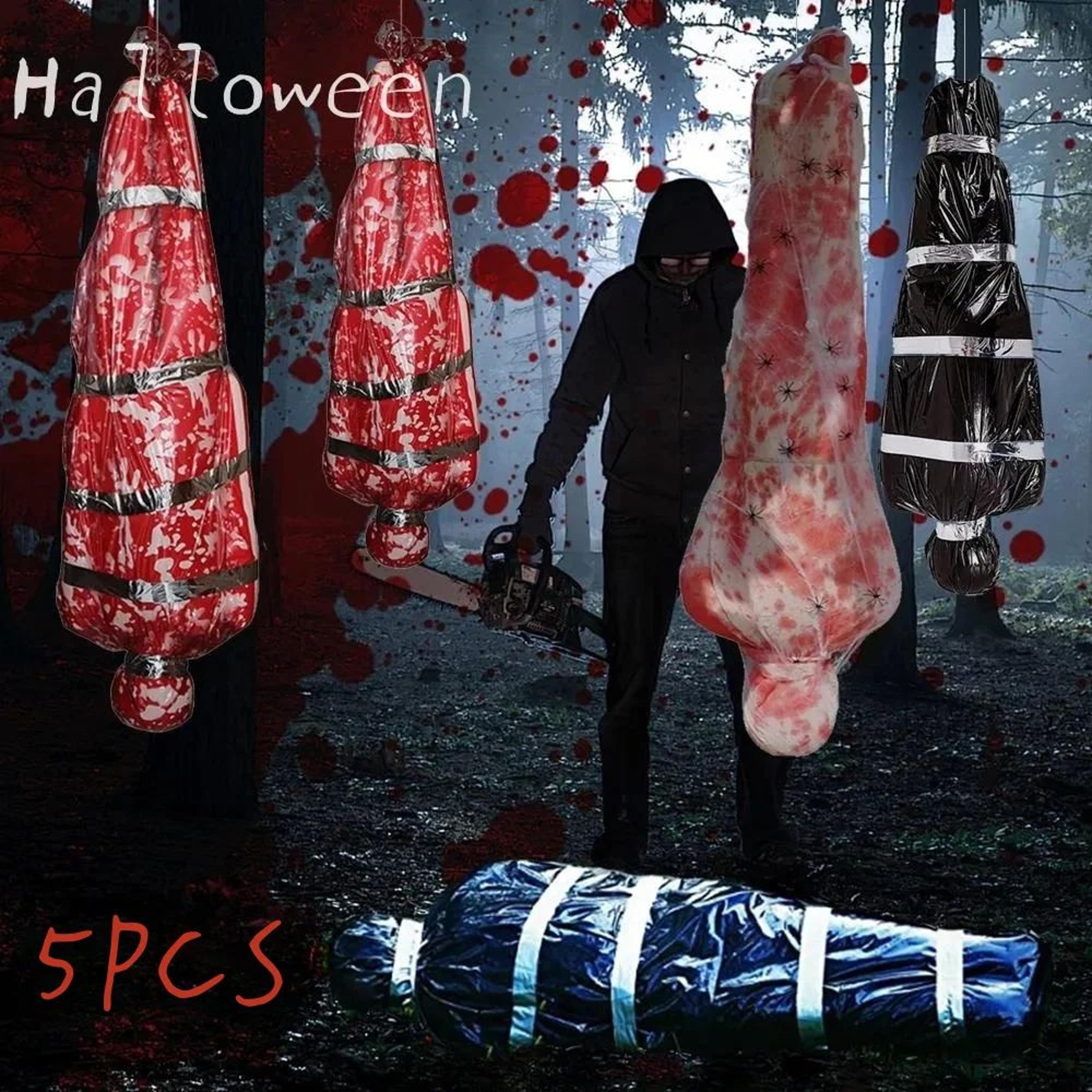 halloween bloody hanging corpse horror decoration