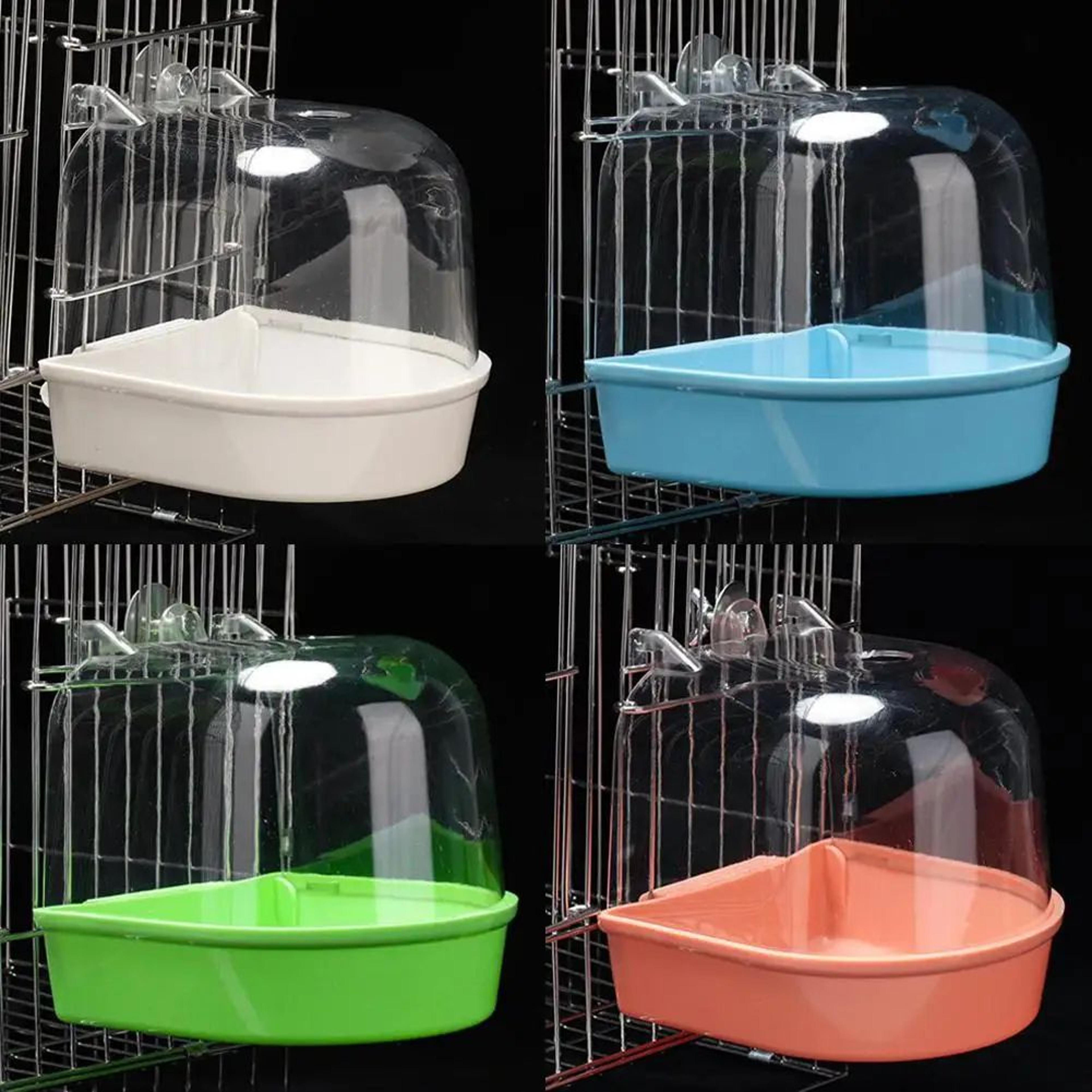 Hanging Bird Bath Cage Shower Box 3
