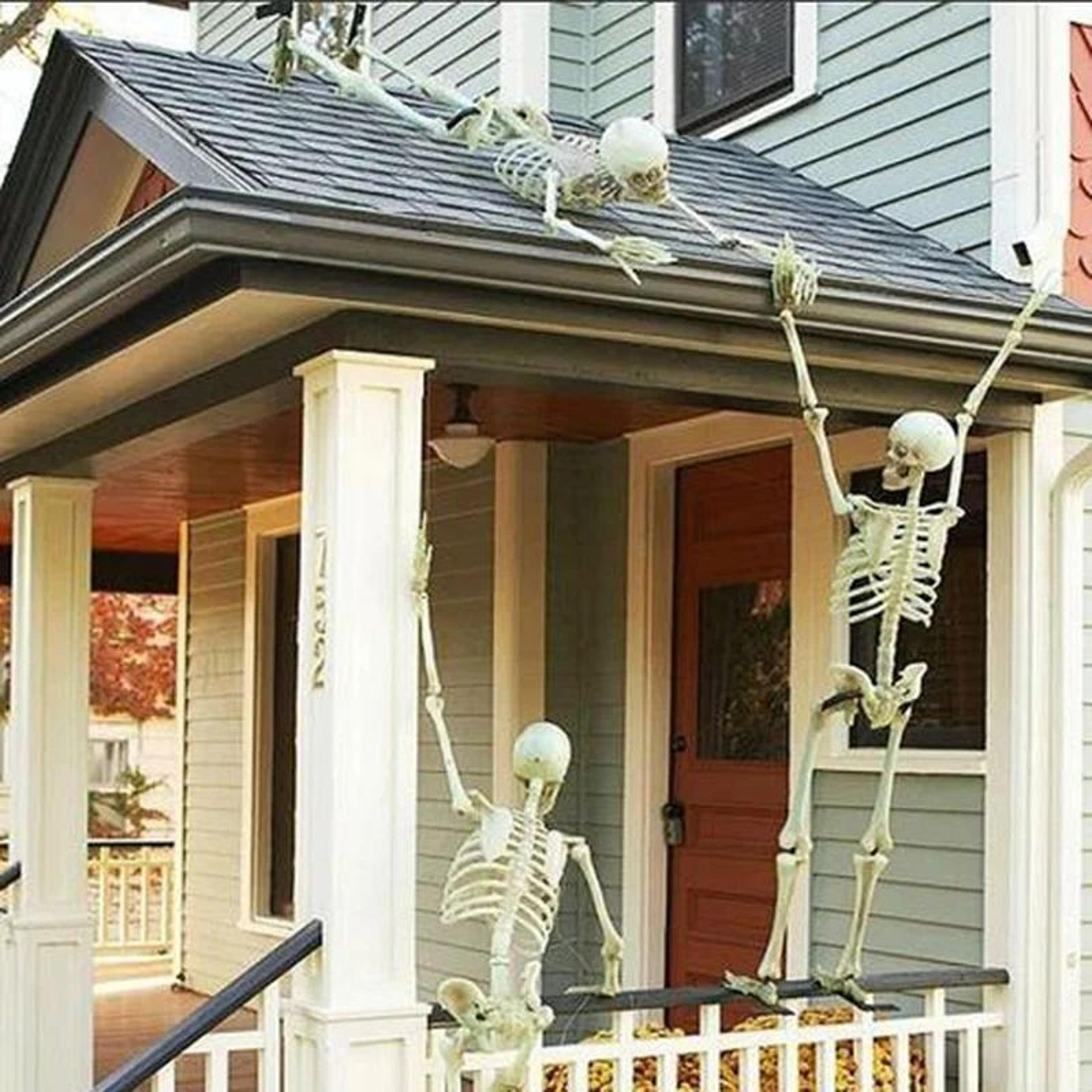 movable full body halloween skeleton decoration