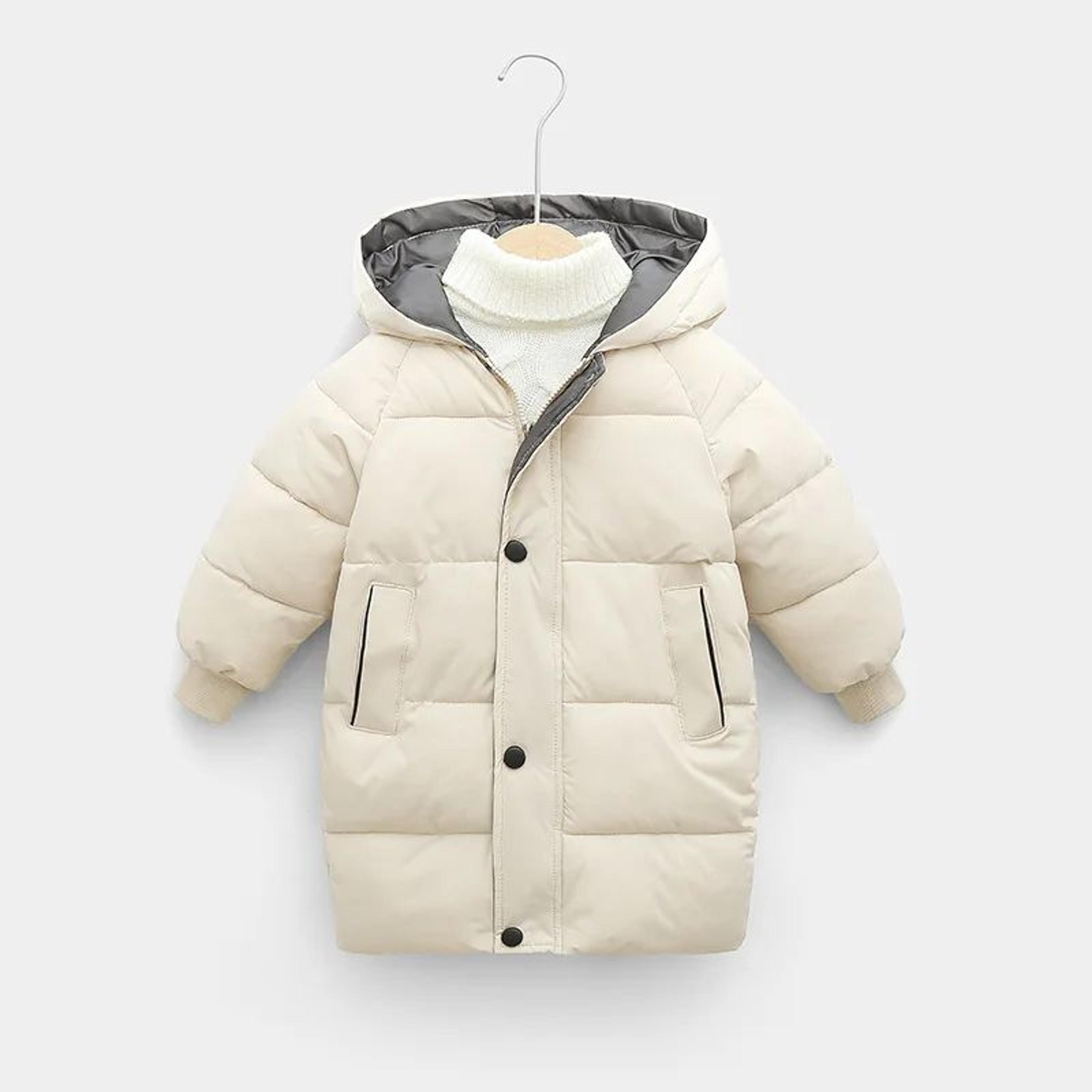 Girls Warm Winter Down Jacket With Fur Collar 6