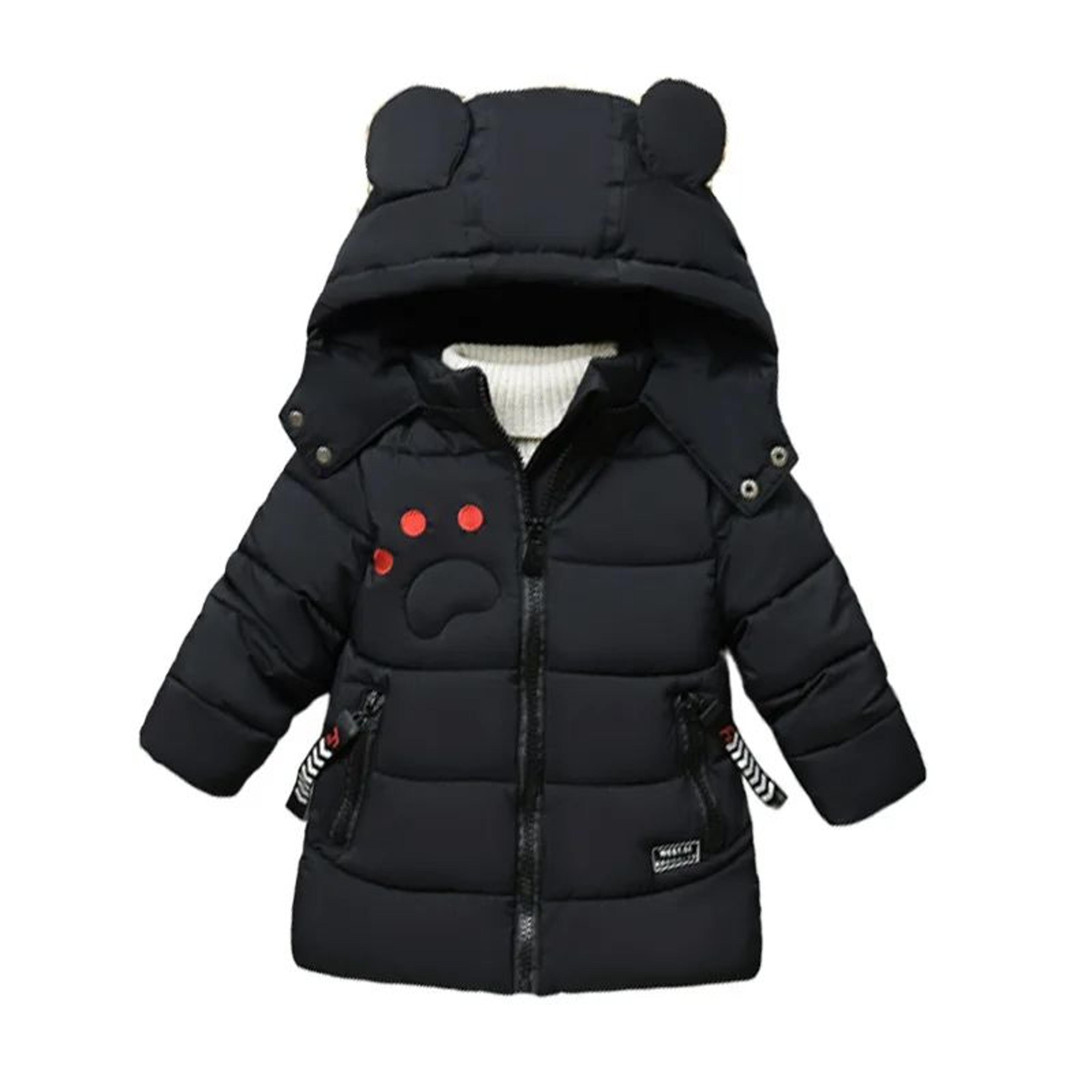 Kids Thickened Long Winter Parka Jacket 3