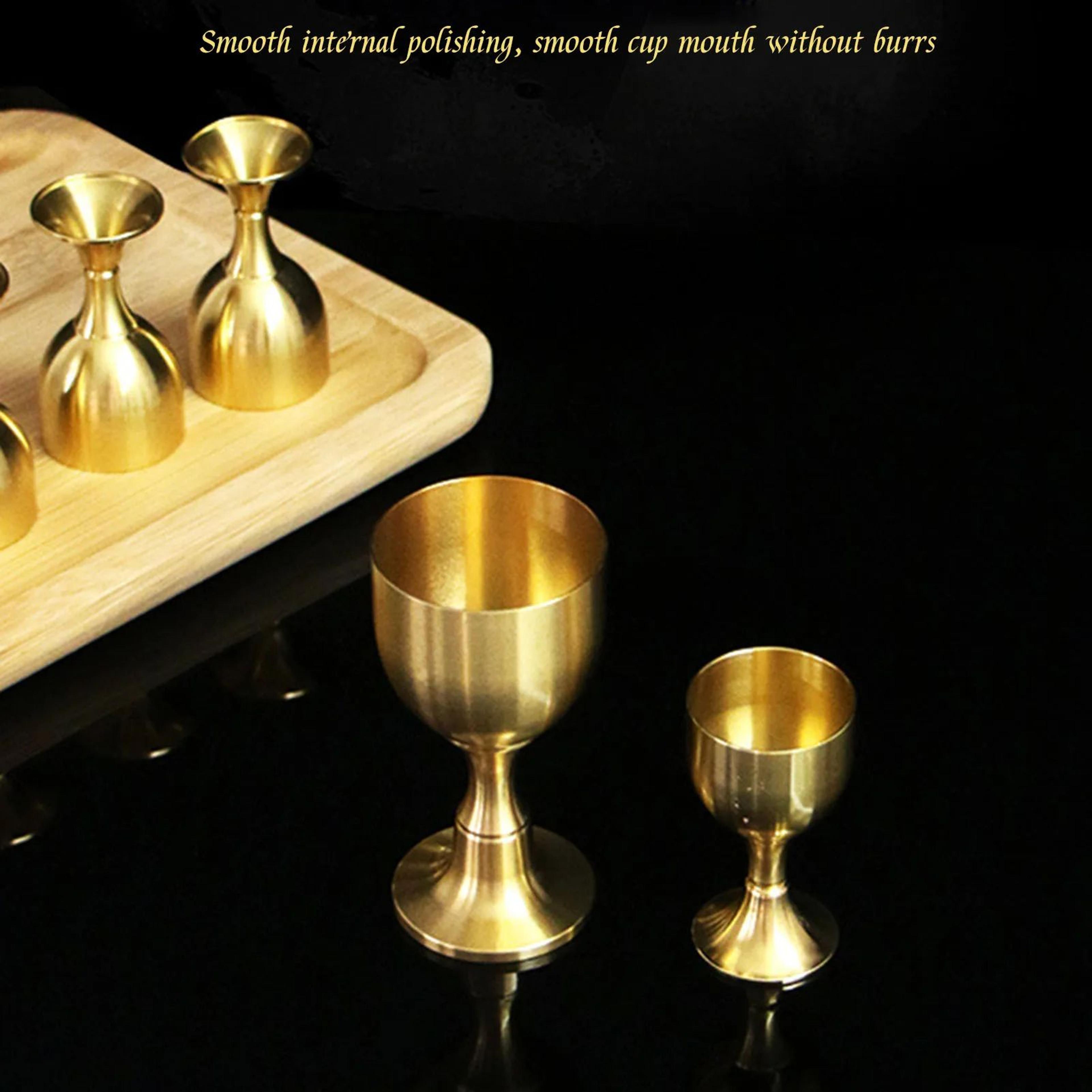 Vintage Copper Chalice Wine Goblet 1