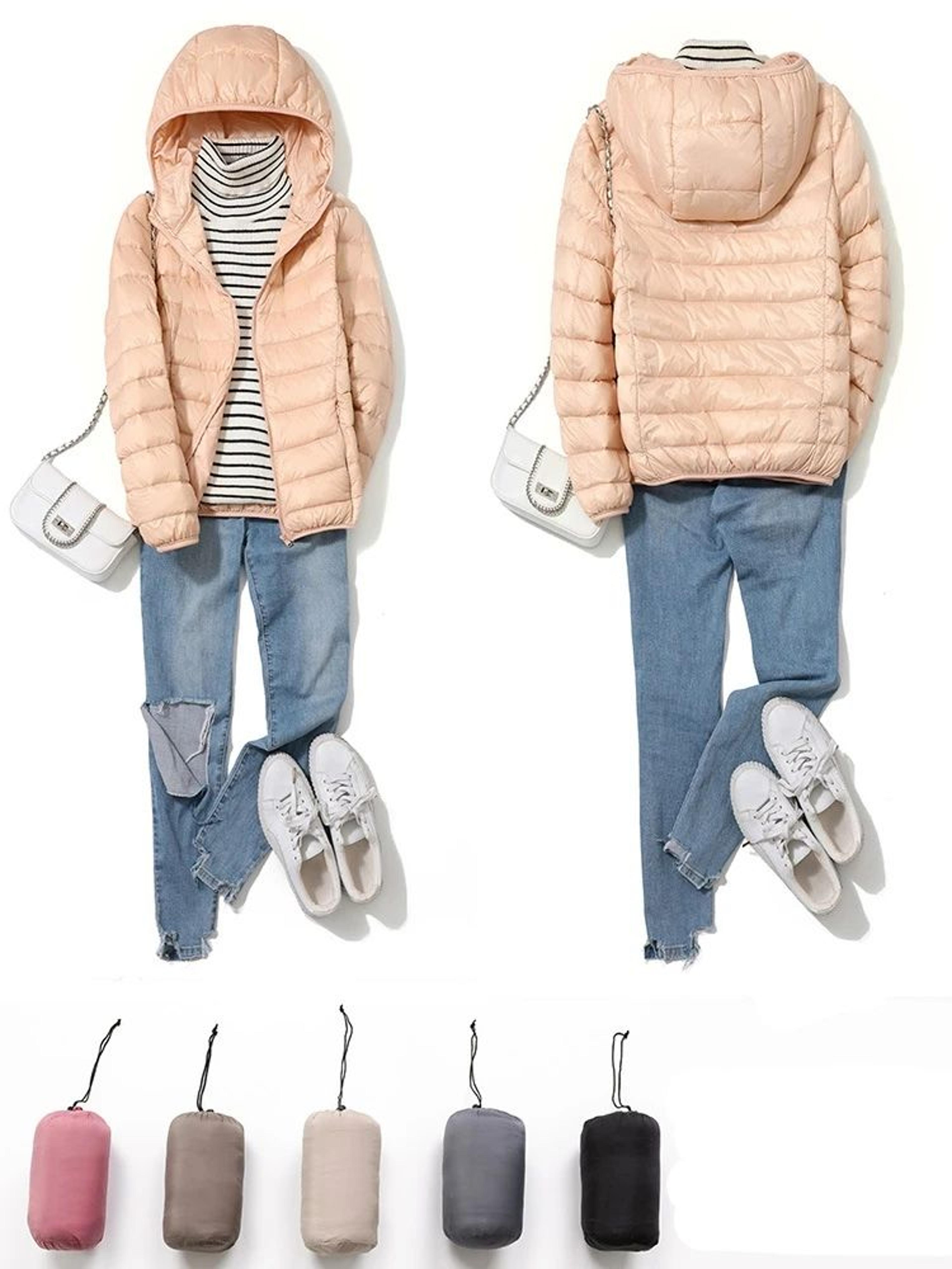 Womens Lightweight Hooded Puffer Jacket 4