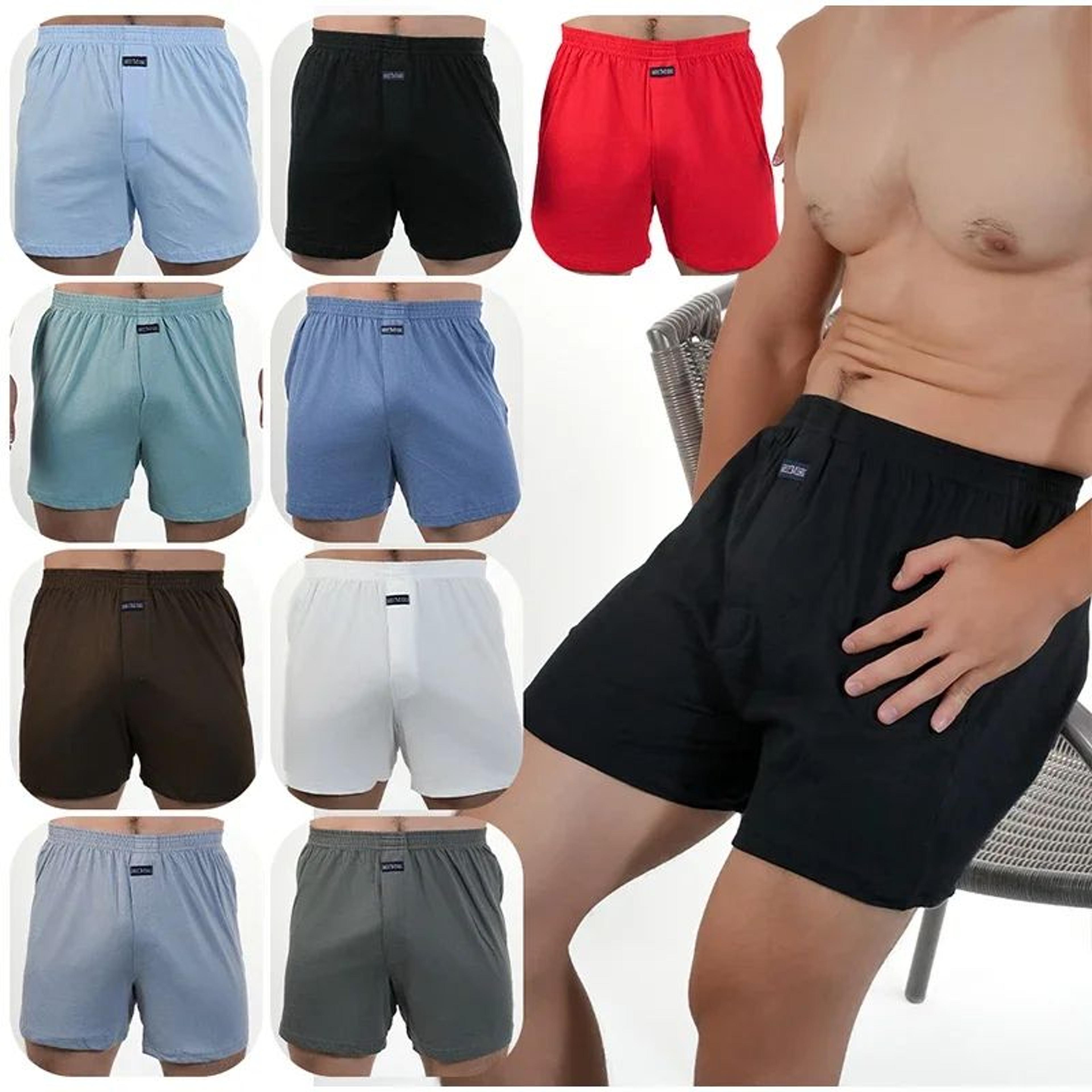 men's lightweight cotton pajama shorts
