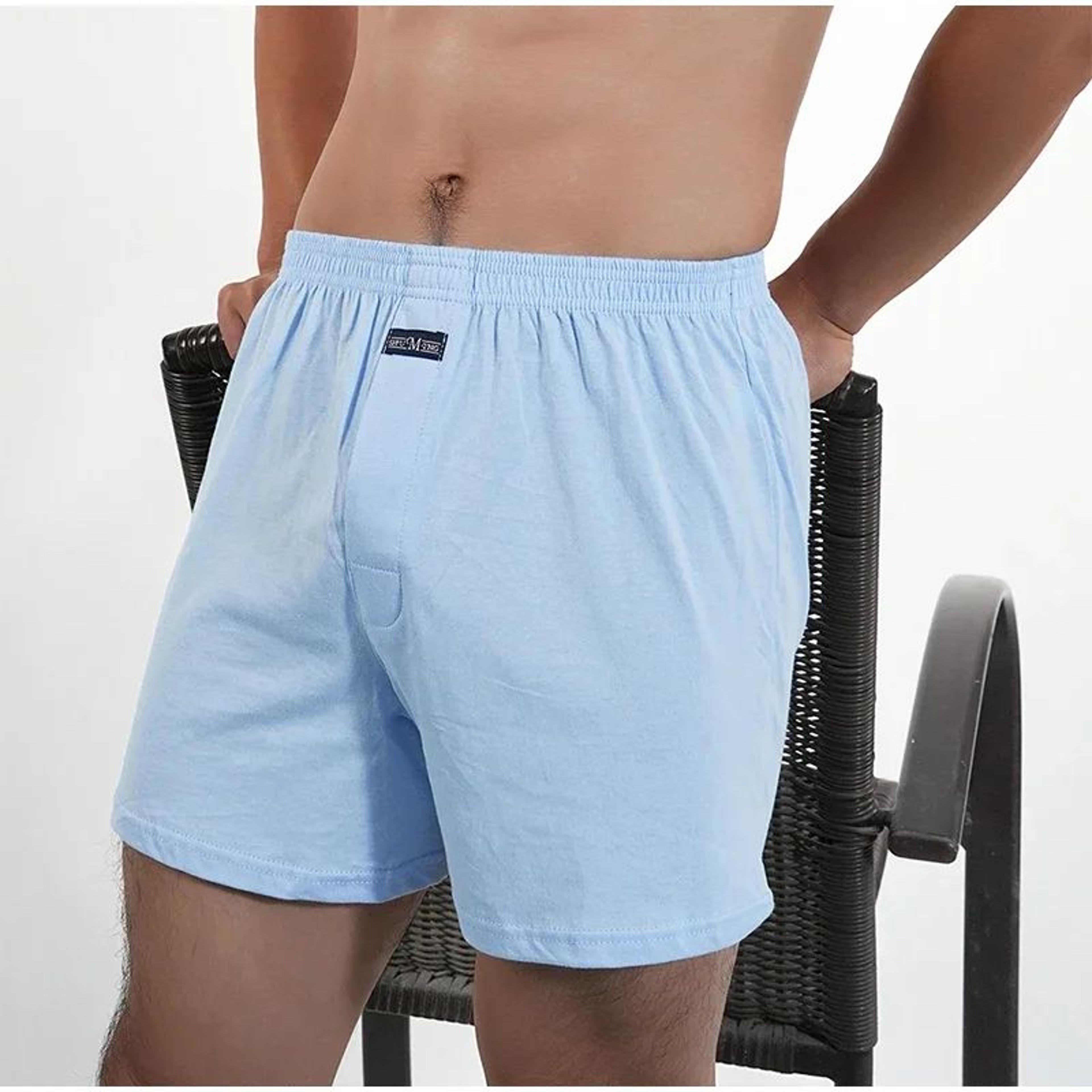 Mens Lightweight Cotton Pajama Shorts 4
