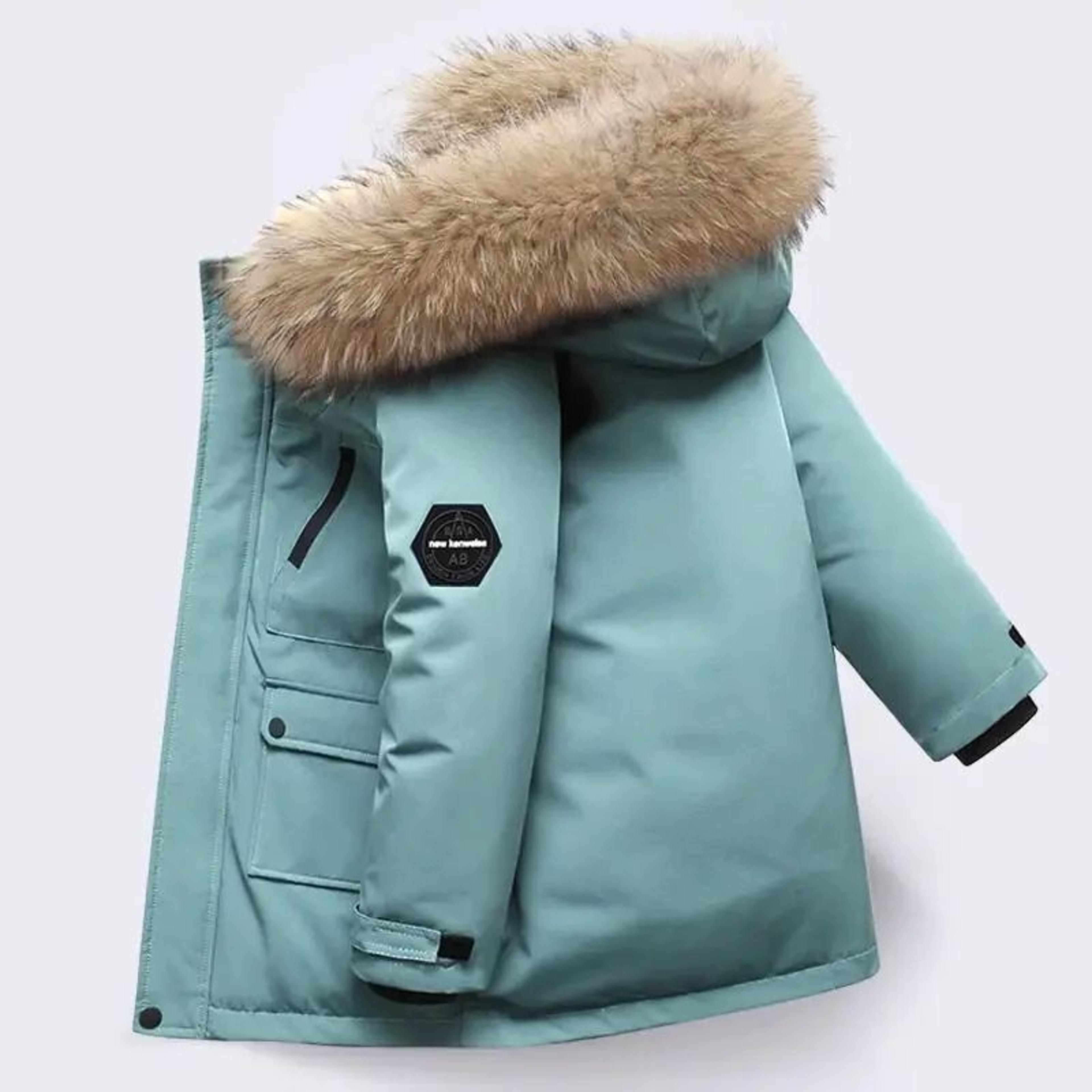 Boys Warm Hooded Winter Jacket 12