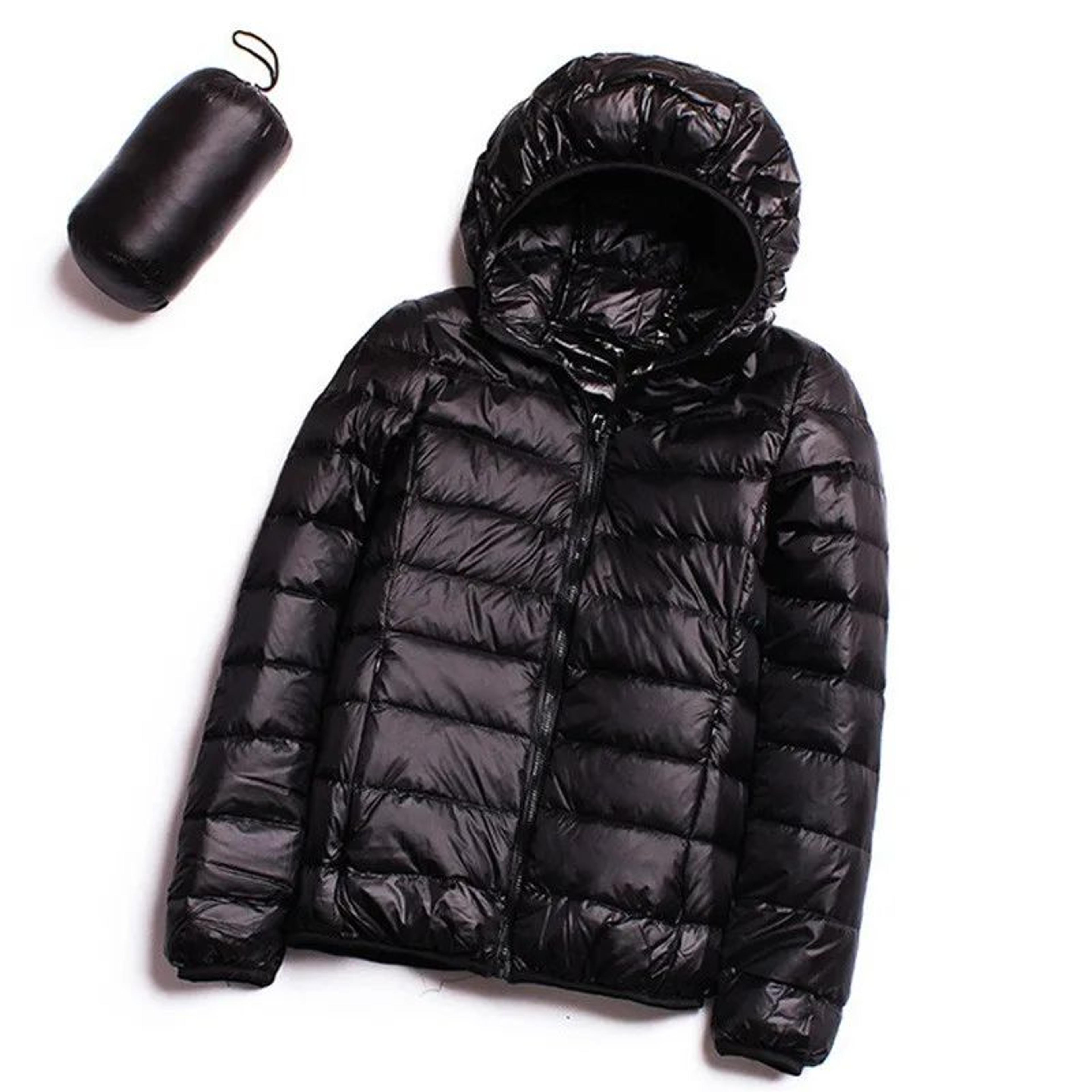 Womens Plus Size Lightweight Hooded Puffer Jacket 6