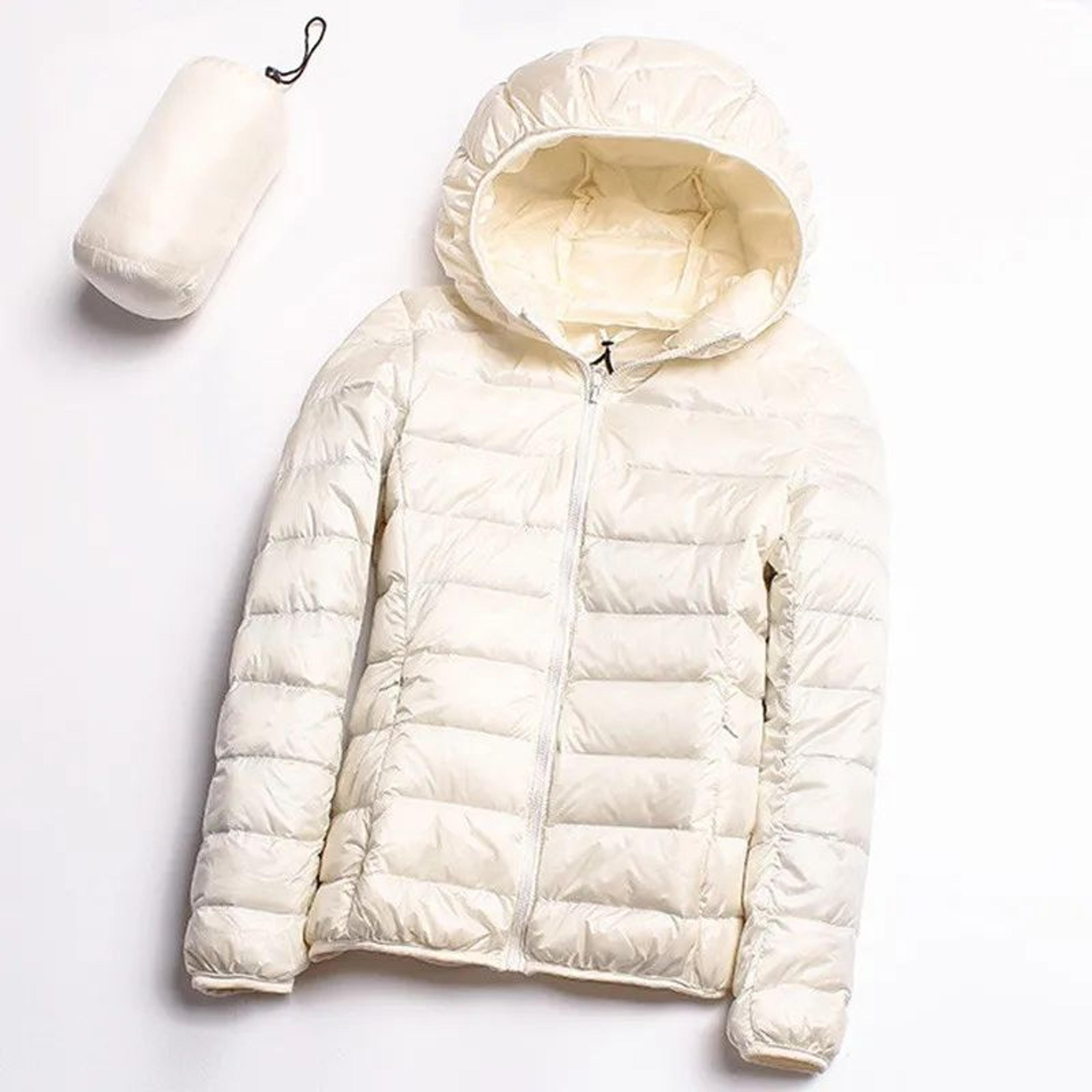 Womens Plus Size Lightweight Hooded Puffer Jacket 13