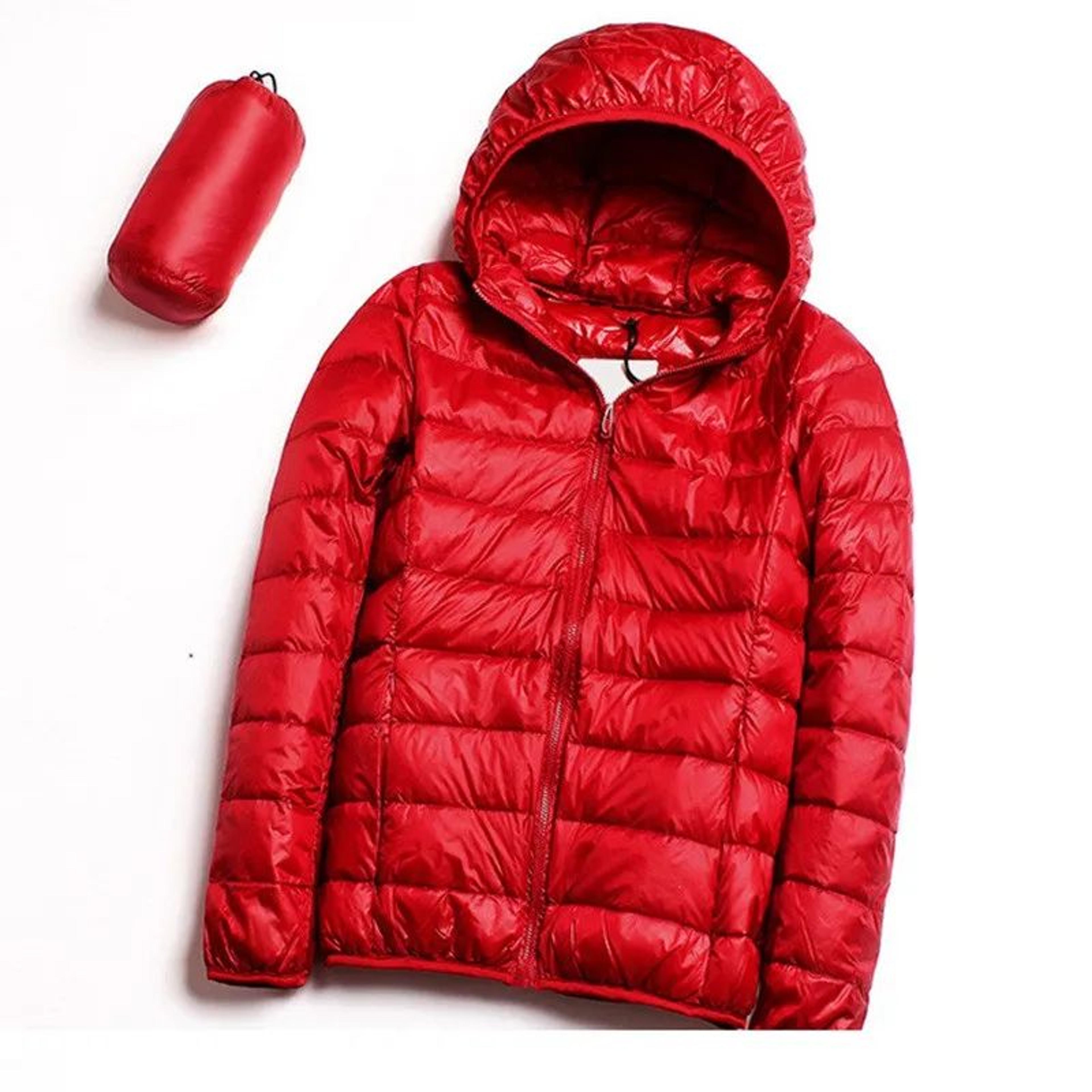 Womens Plus Size Lightweight Hooded Puffer Jacket 11