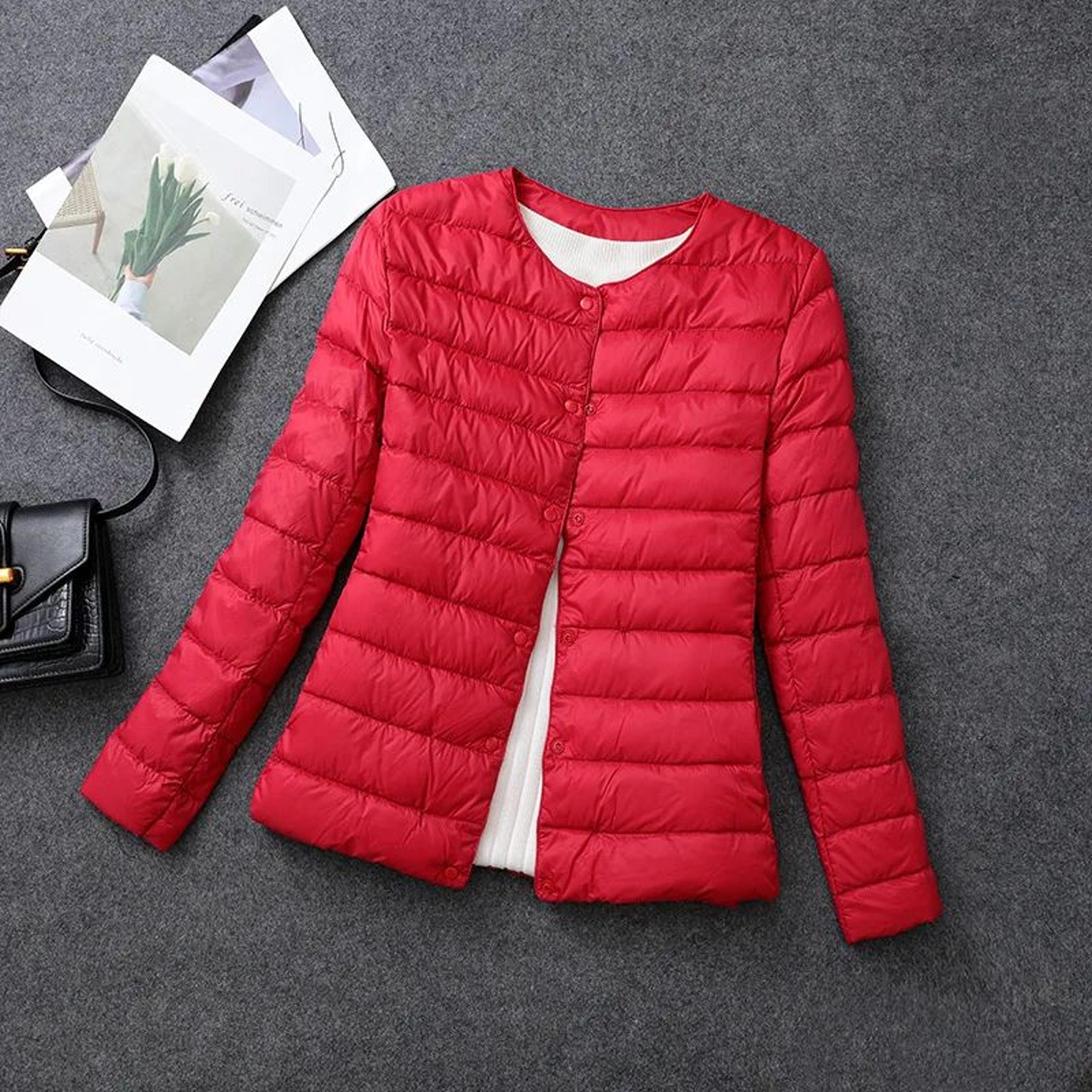 Womens Lightweight Plus Size Duck Down Jacket 16