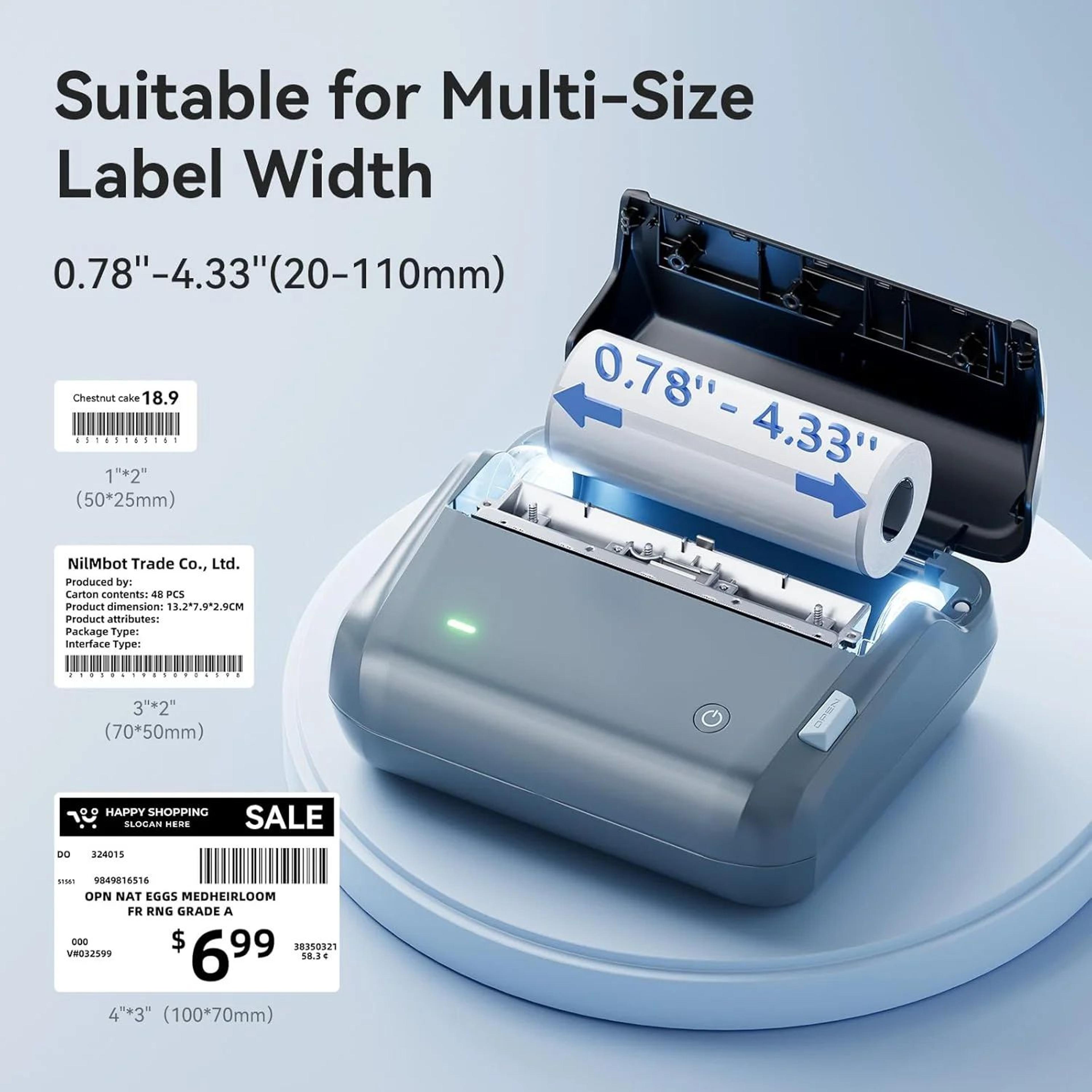 Large SelfAdhesive Thermal Barcode Label Stickers 0