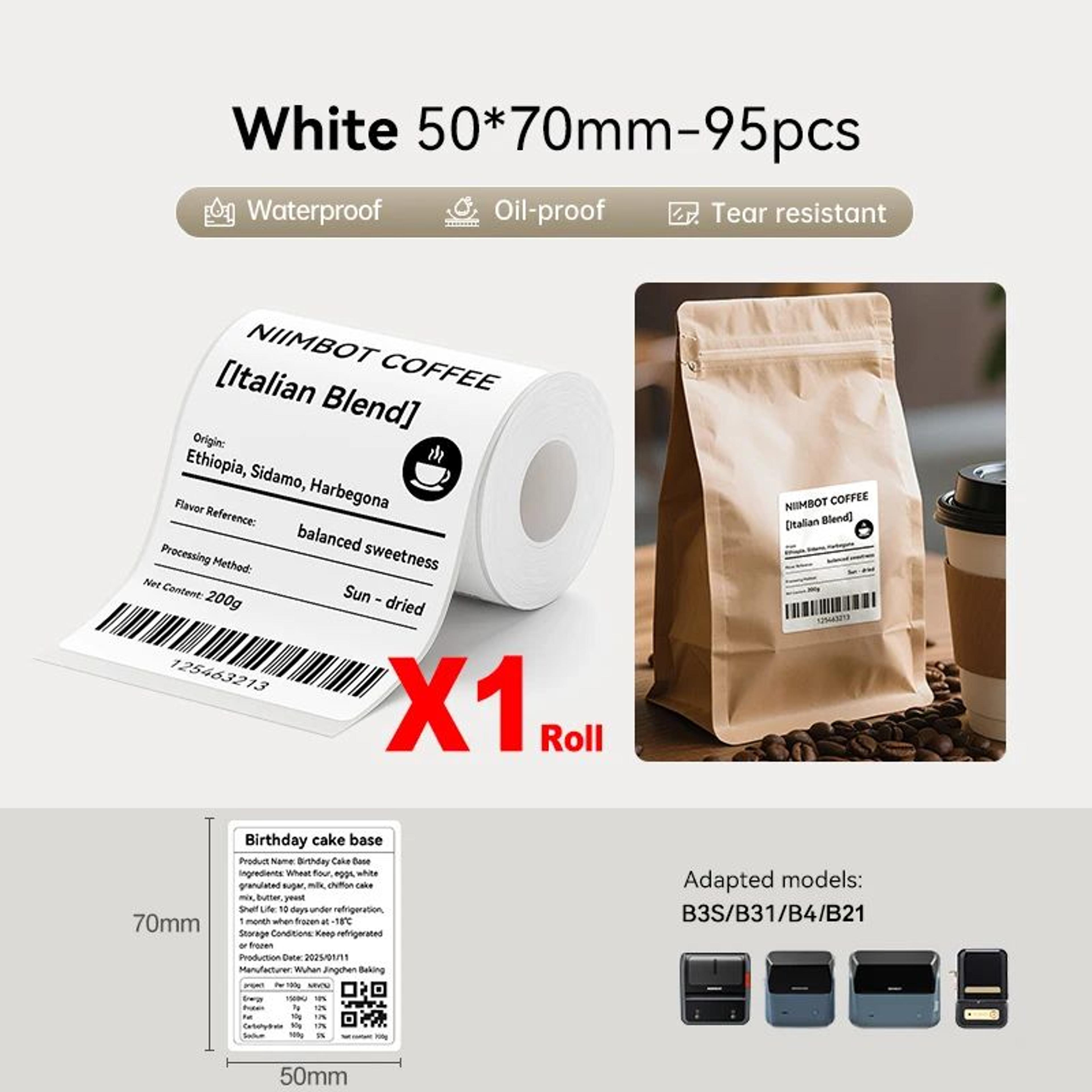 Large SelfAdhesive Thermal Barcode Label Stickers 8
