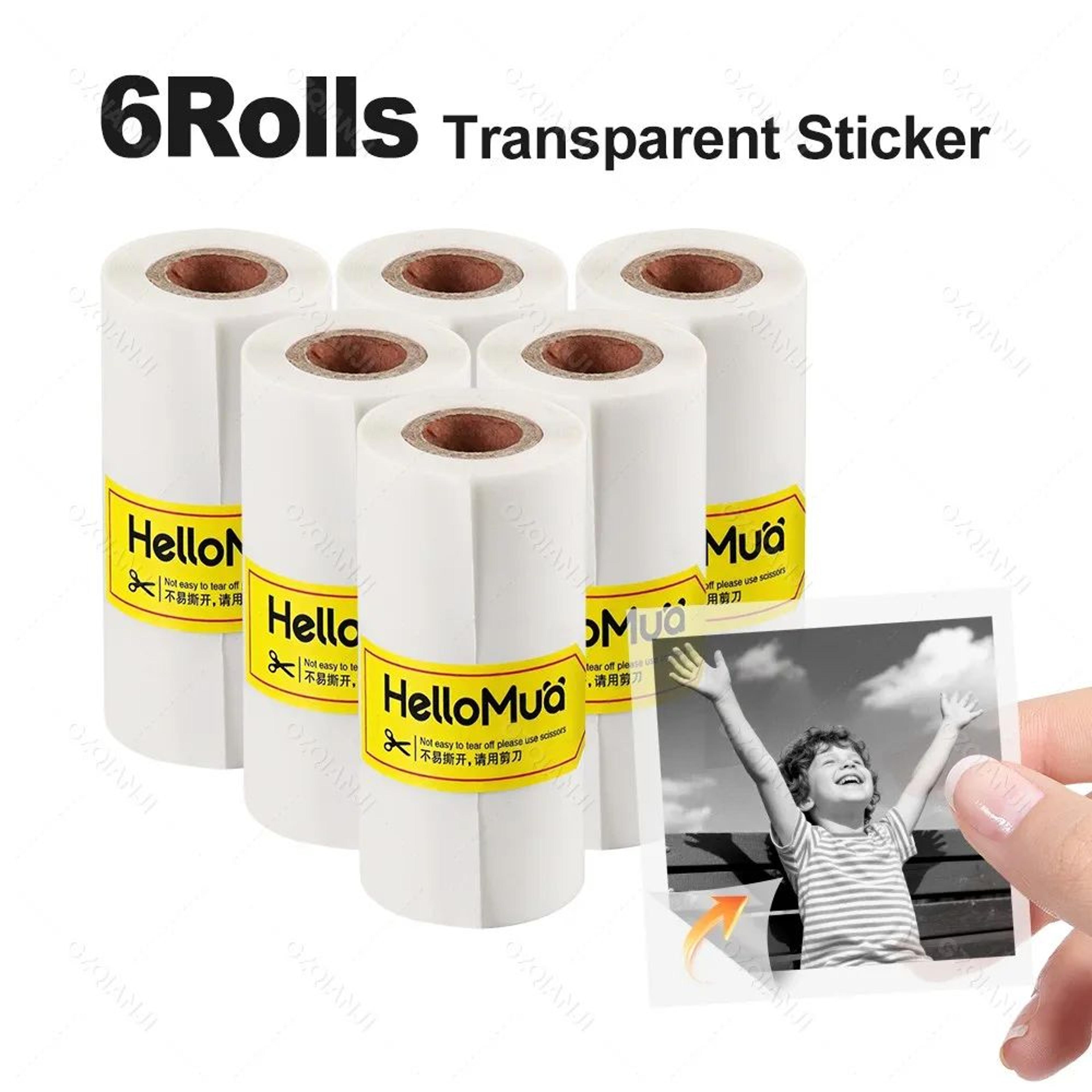 SelfAdhesive Mini Thermal Printer Paper Rolls 12