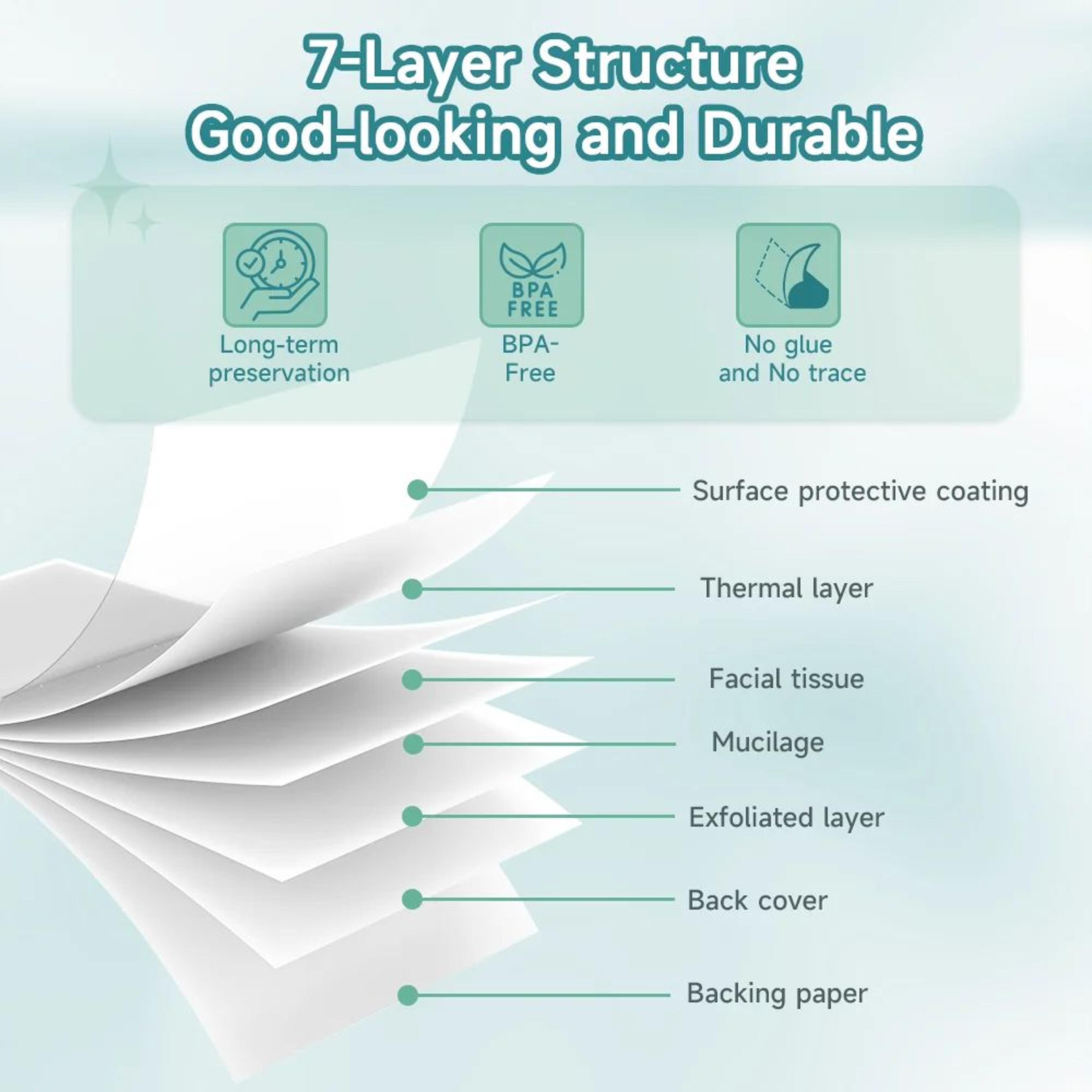 MultiPurpose Round And Square Thermal Label Stickers 3