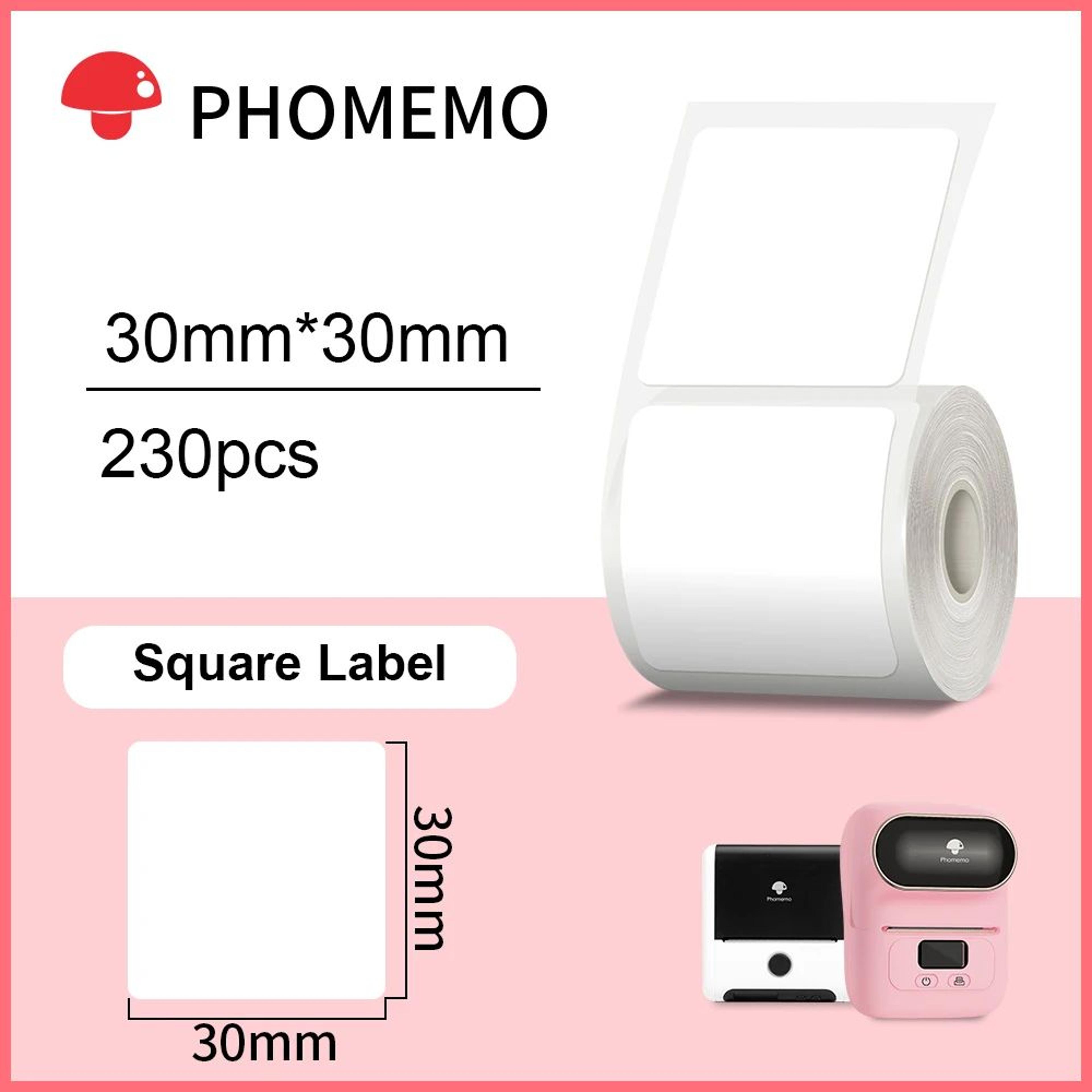 MultiPurpose Round And Square Thermal Label Stickers 11