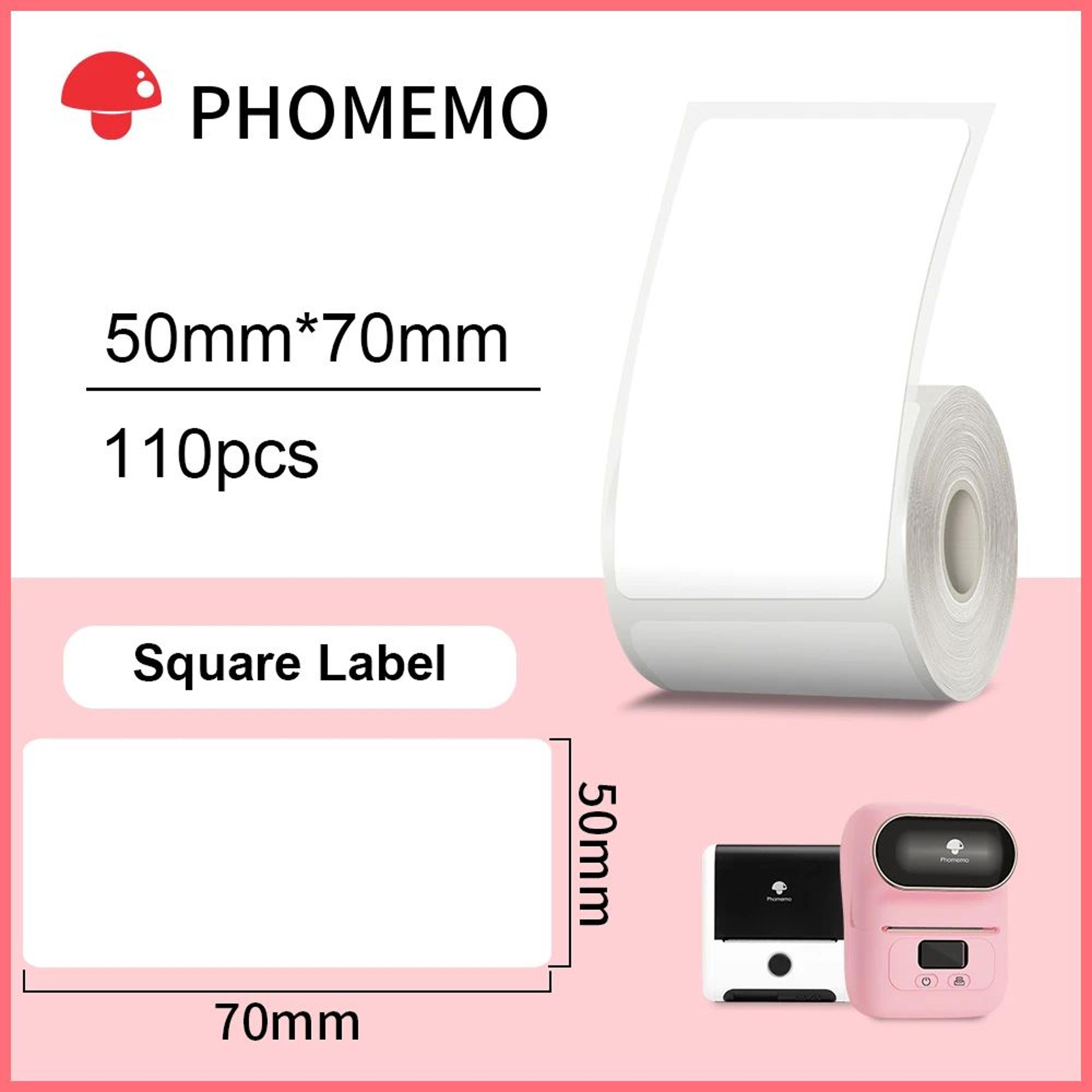 MultiPurpose Round And Square Thermal Label Stickers 22
