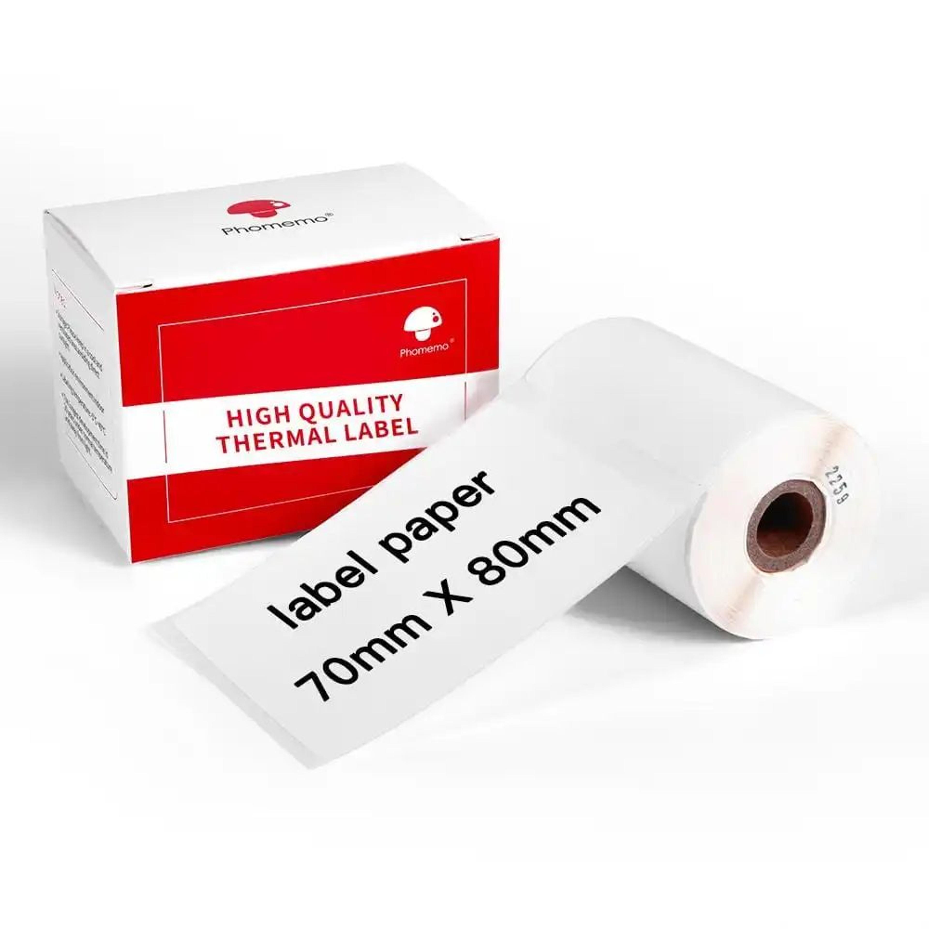 100PCS Waterproof Rectangle Thermal Label Stickers 3