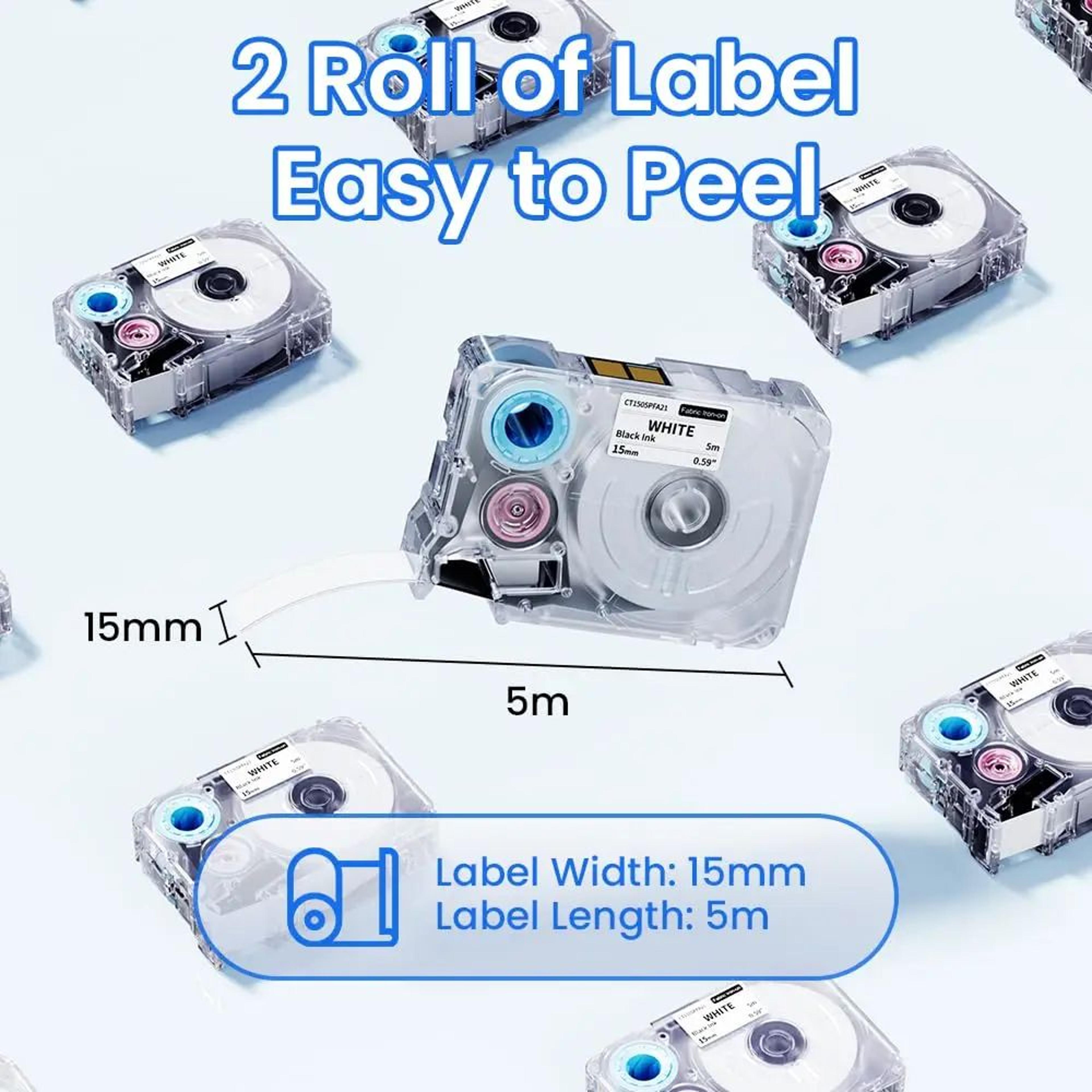 Continuous SelfAdhesive Label Maker Tape 5
