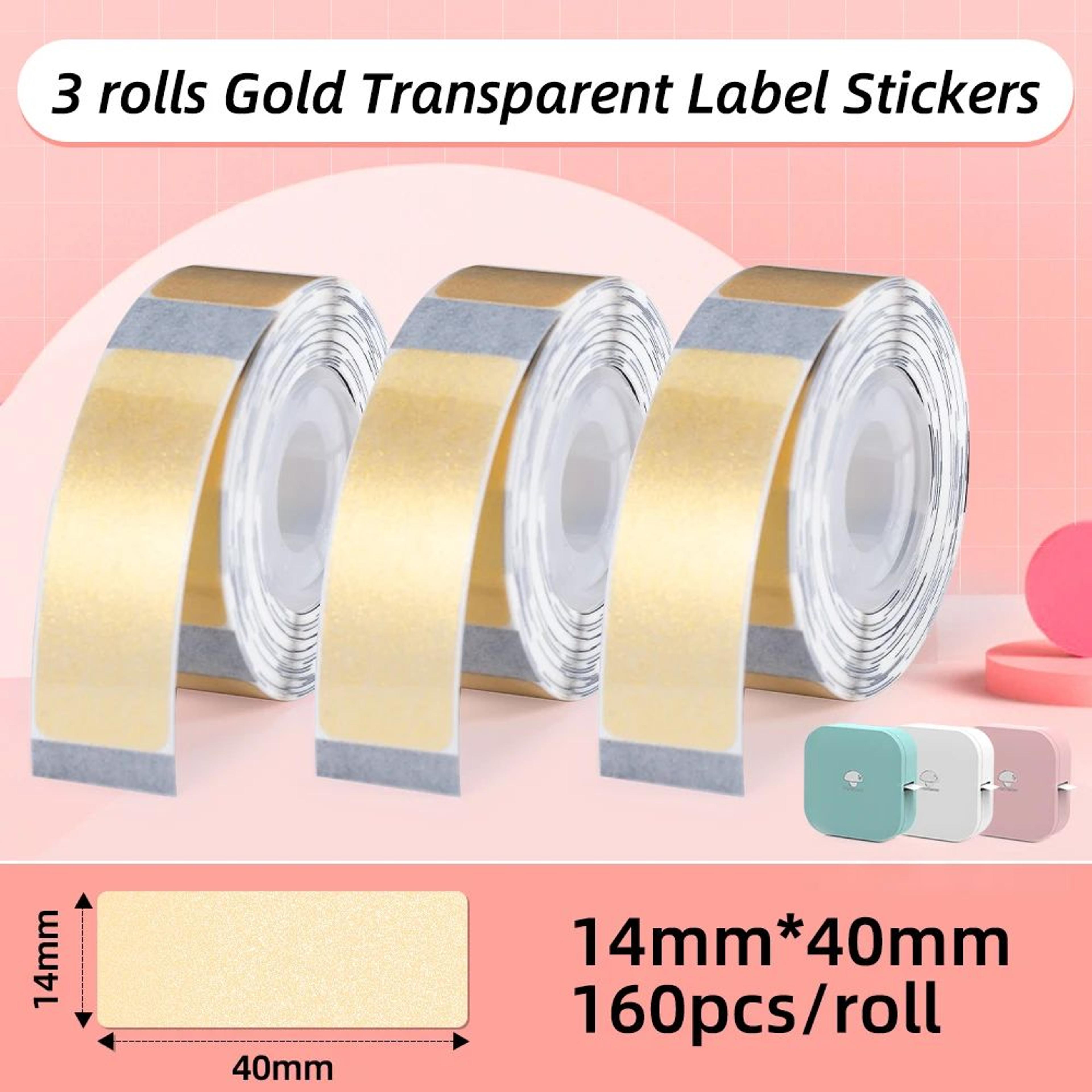 3 Rolls White Thermal Label Maker Sticker Tape 8