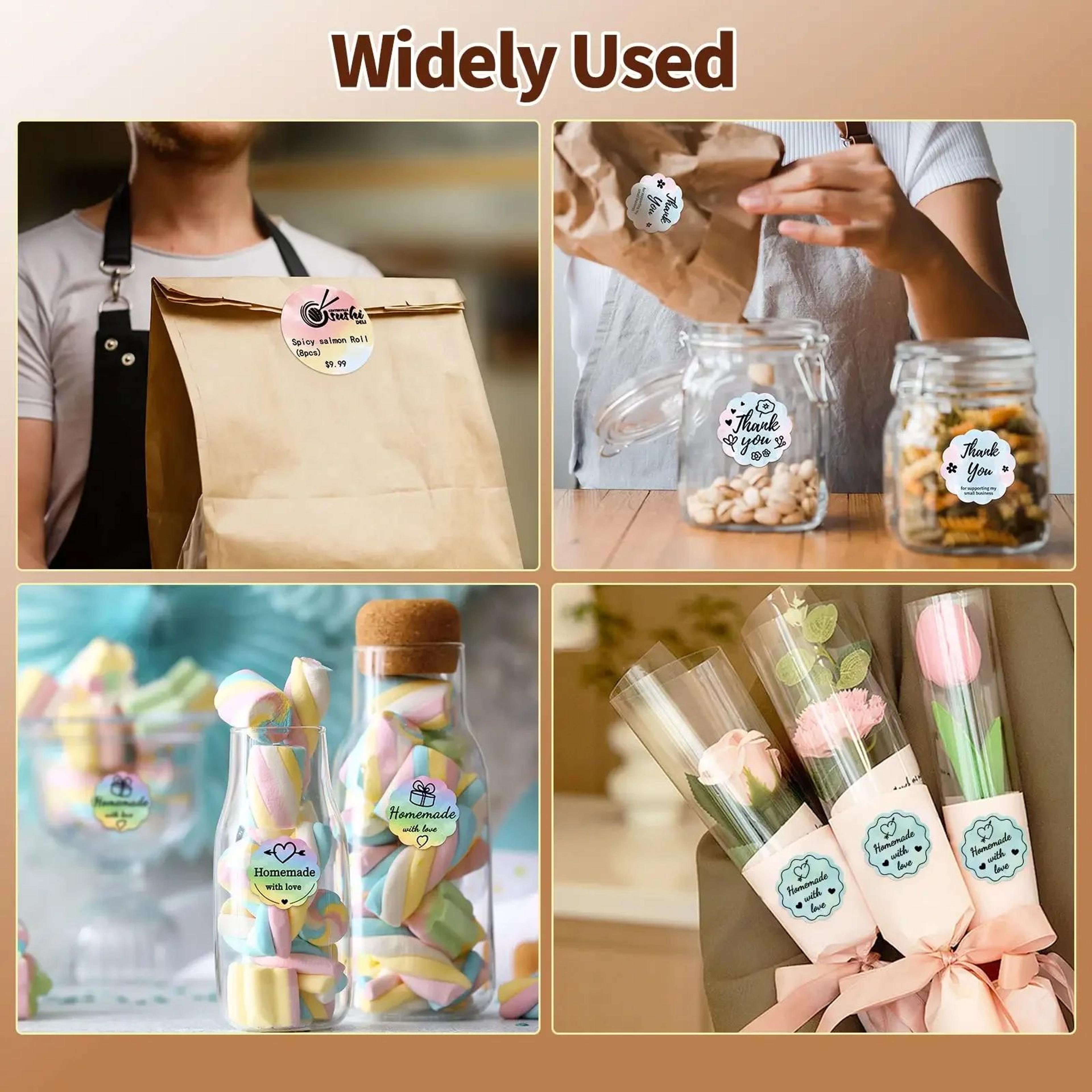 Round SelfAdhesive Thermal Label Stickers 3