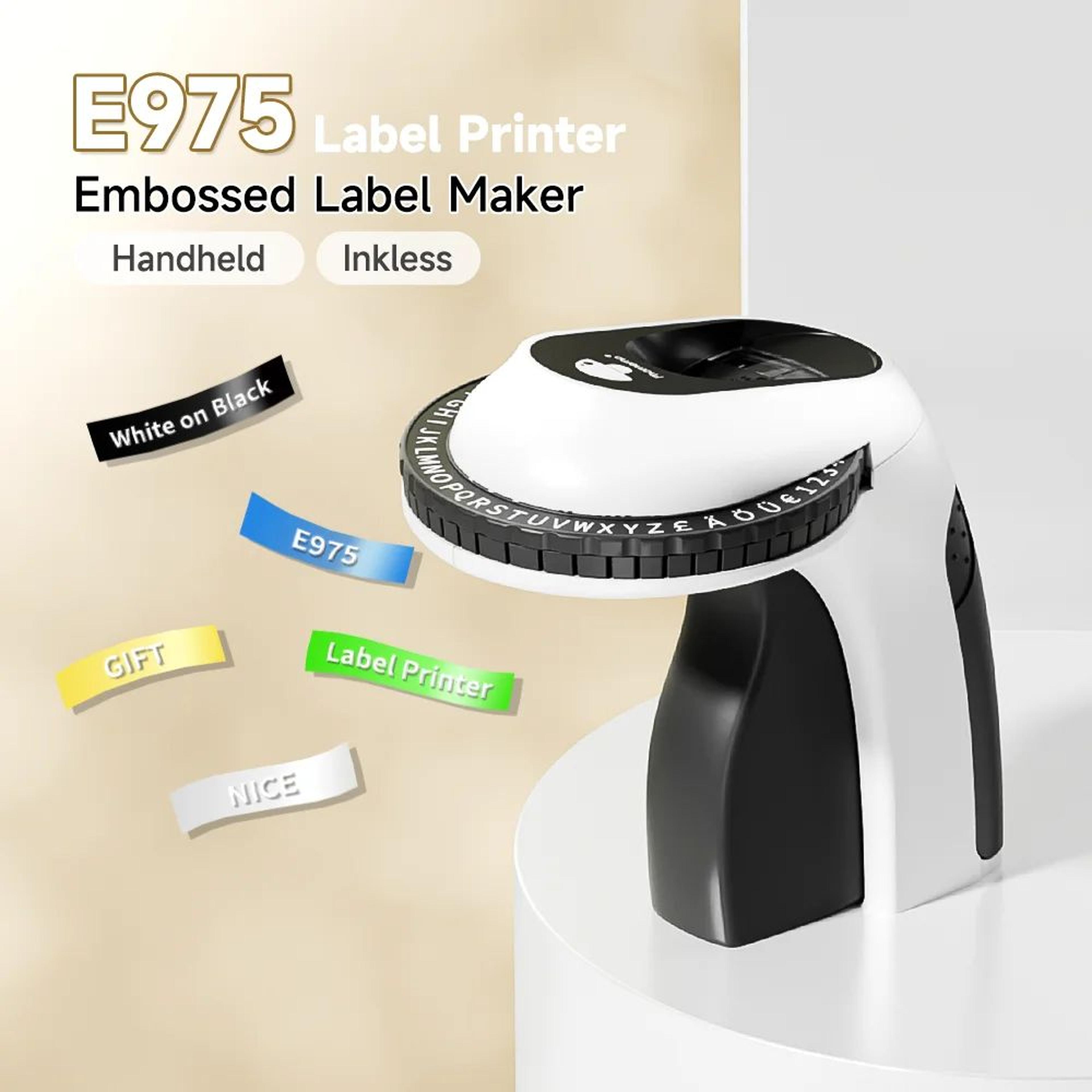 manual 3d embossing label maker