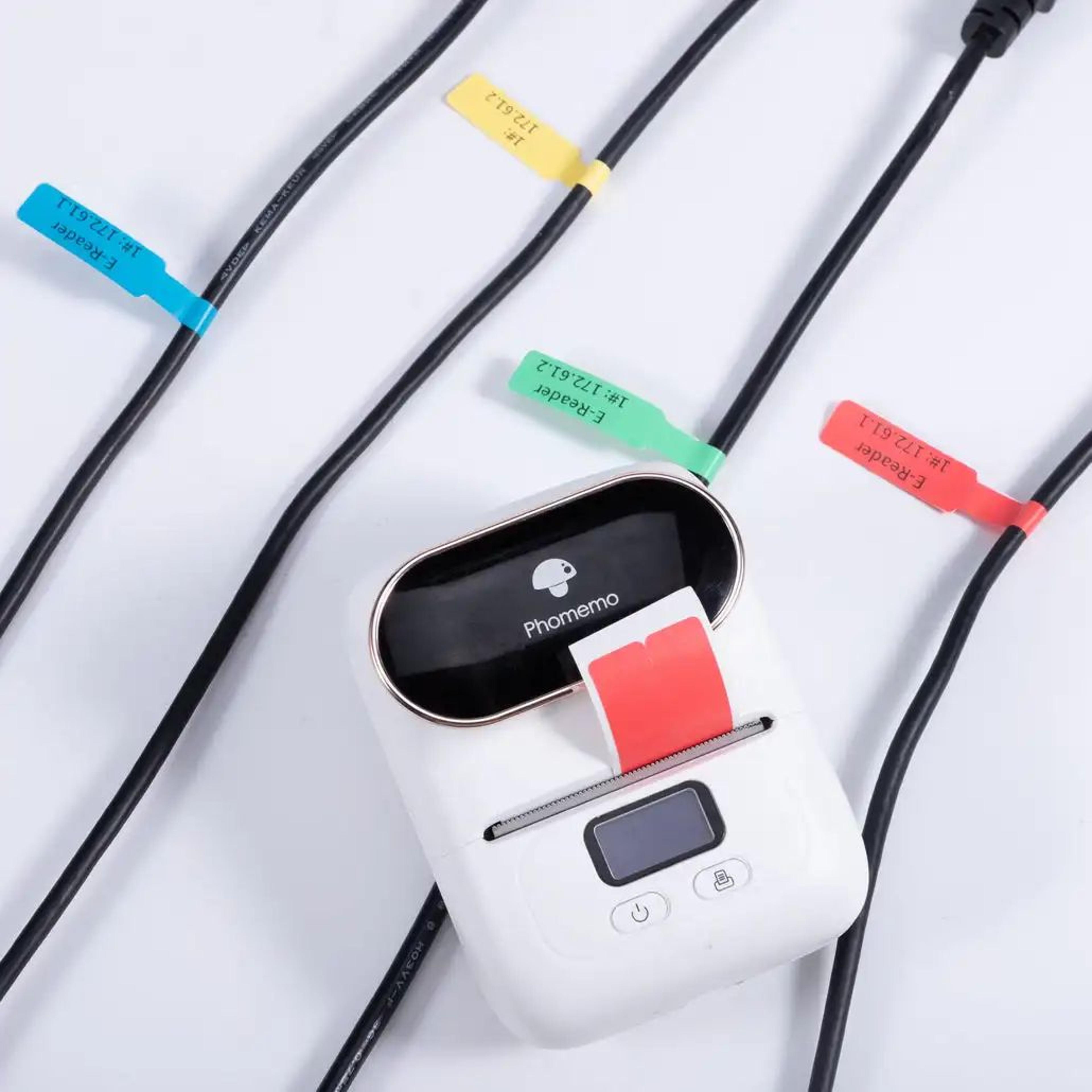 100PCS SelfAdhesive Cable And Wire Label Stickers 2