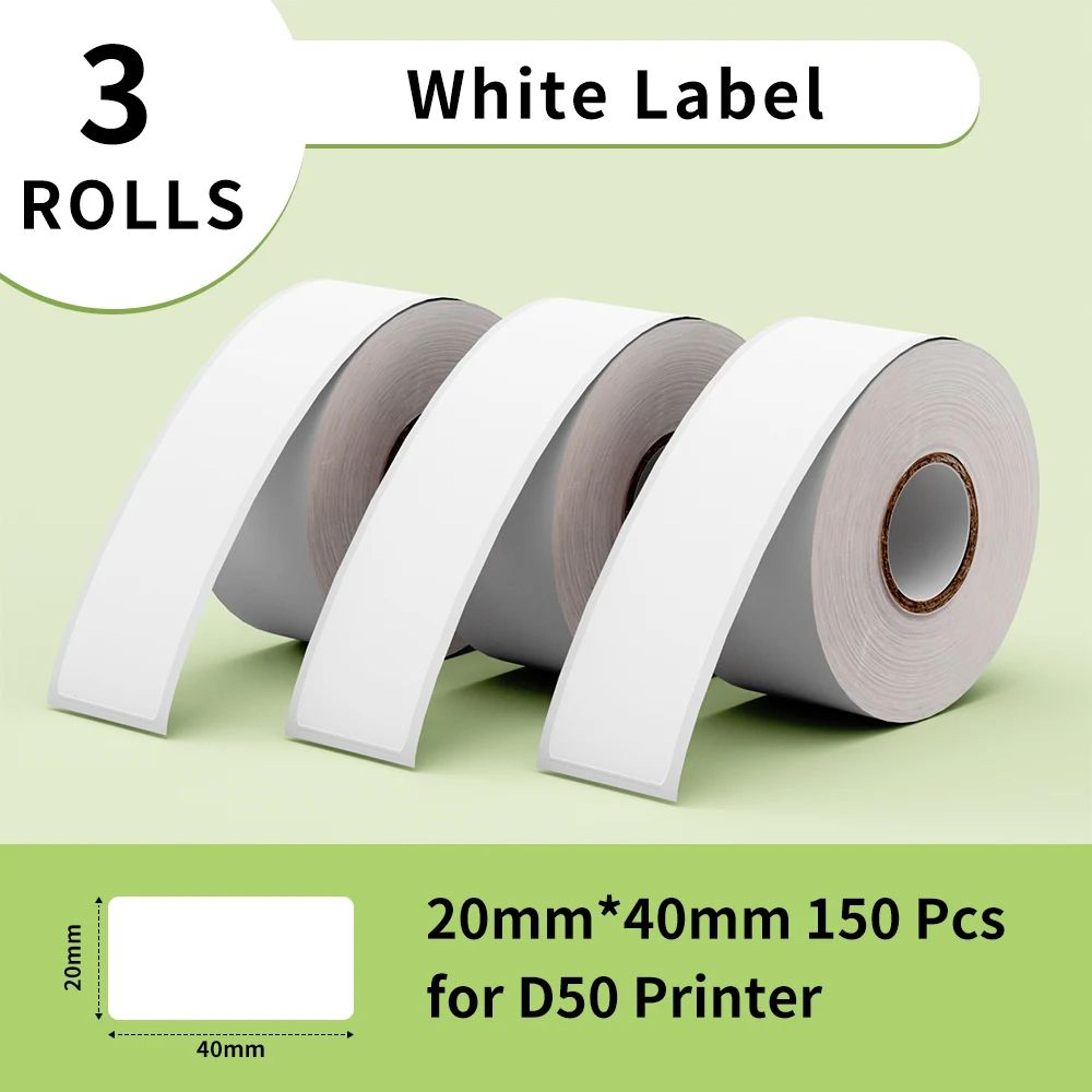 150pcs waterproof rectangle thermal label stickers