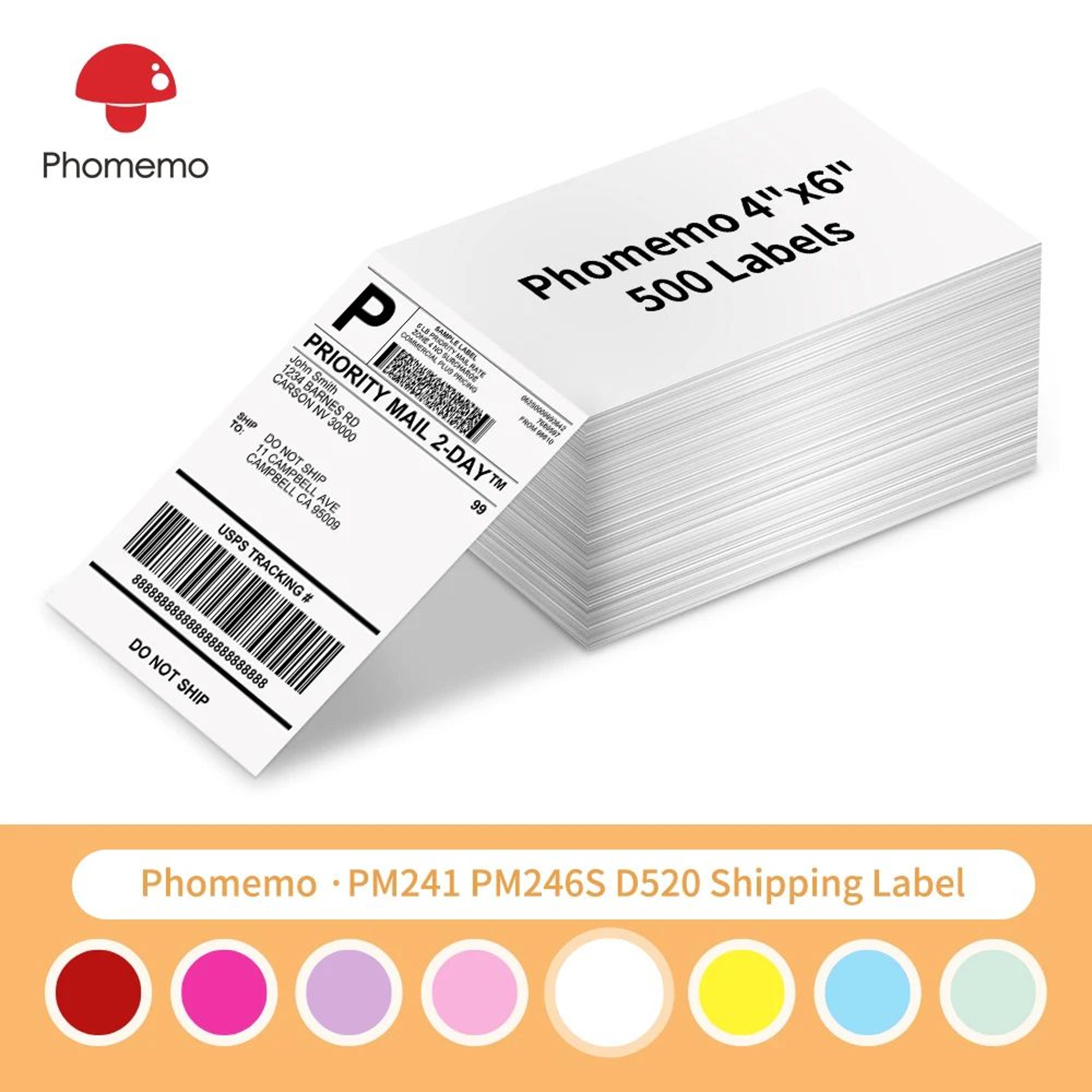 4x6 thermal shipping label stickers