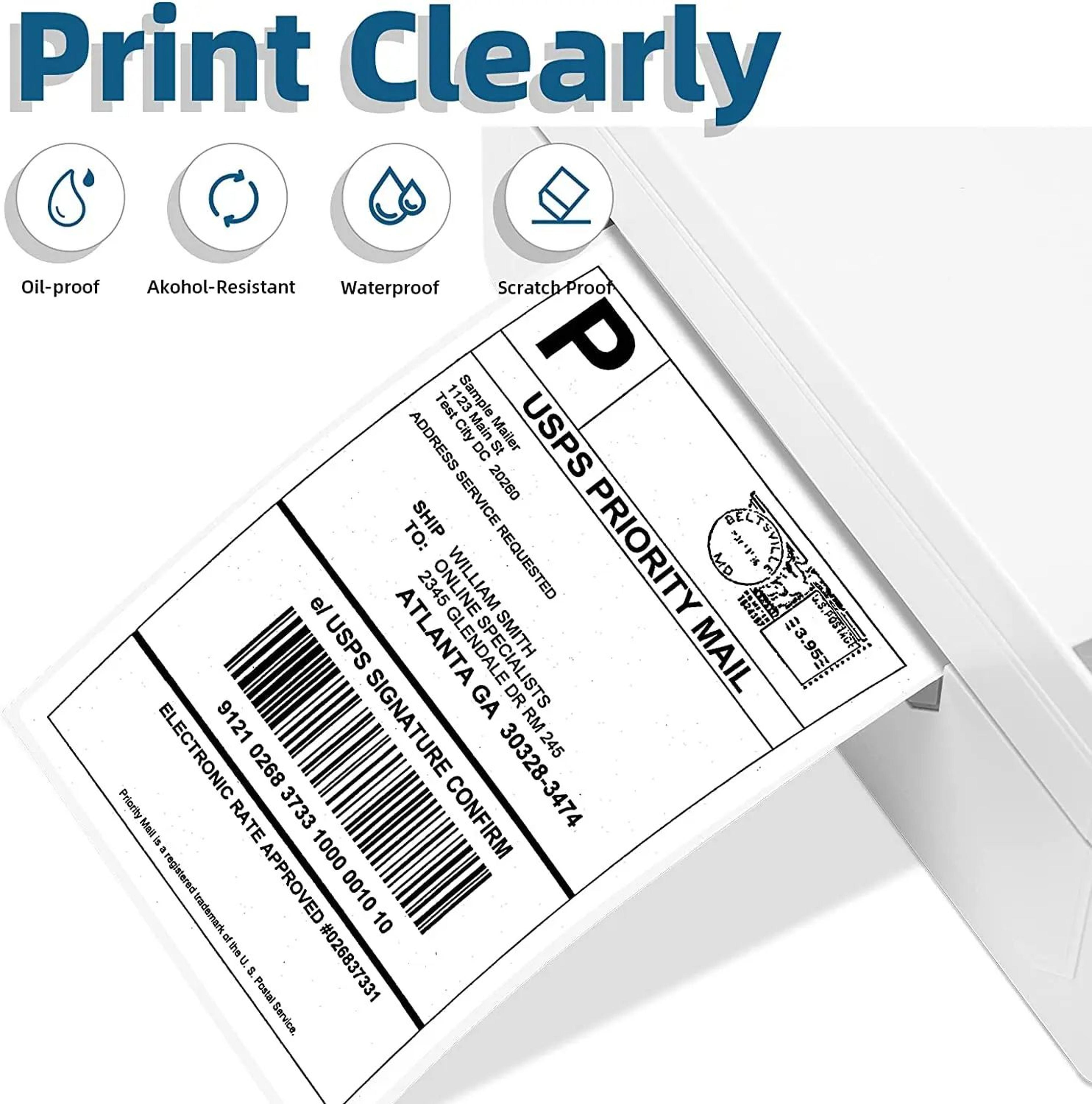 4x6 Thermal Shipping Label Stickers 1