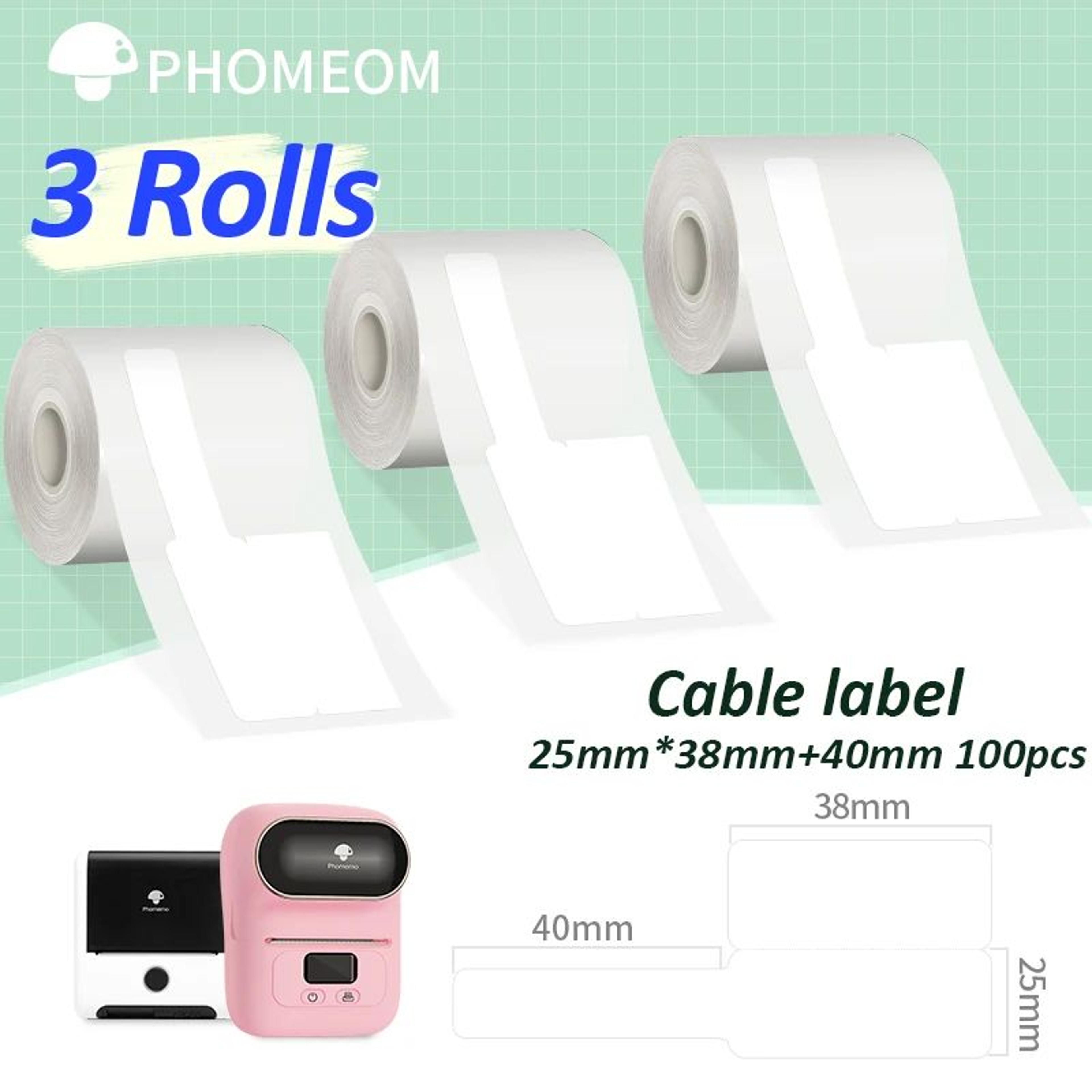 690PCS Waterproof Thermal Label Sticker Rolls 10