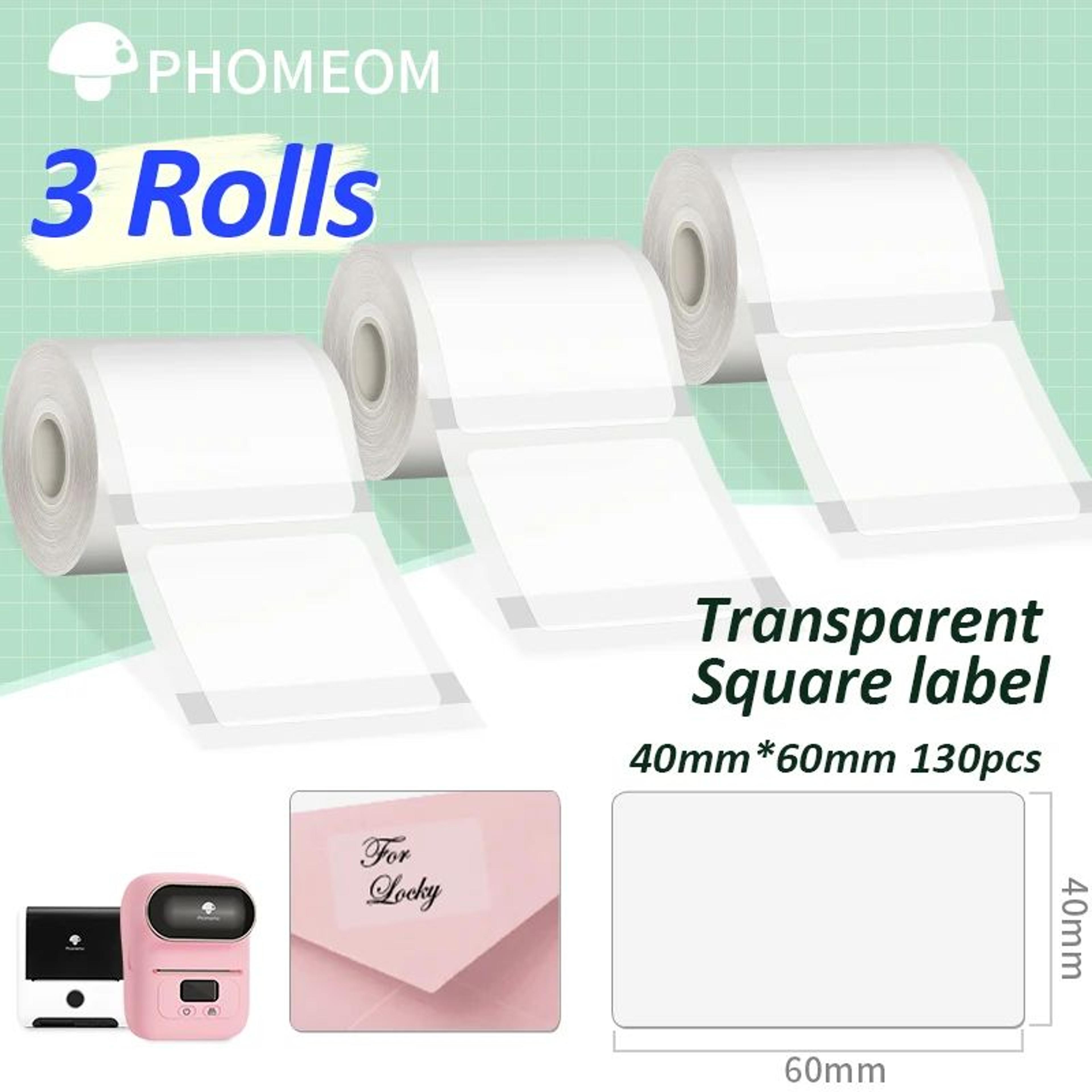 690PCS Waterproof Thermal Label Sticker Rolls 18