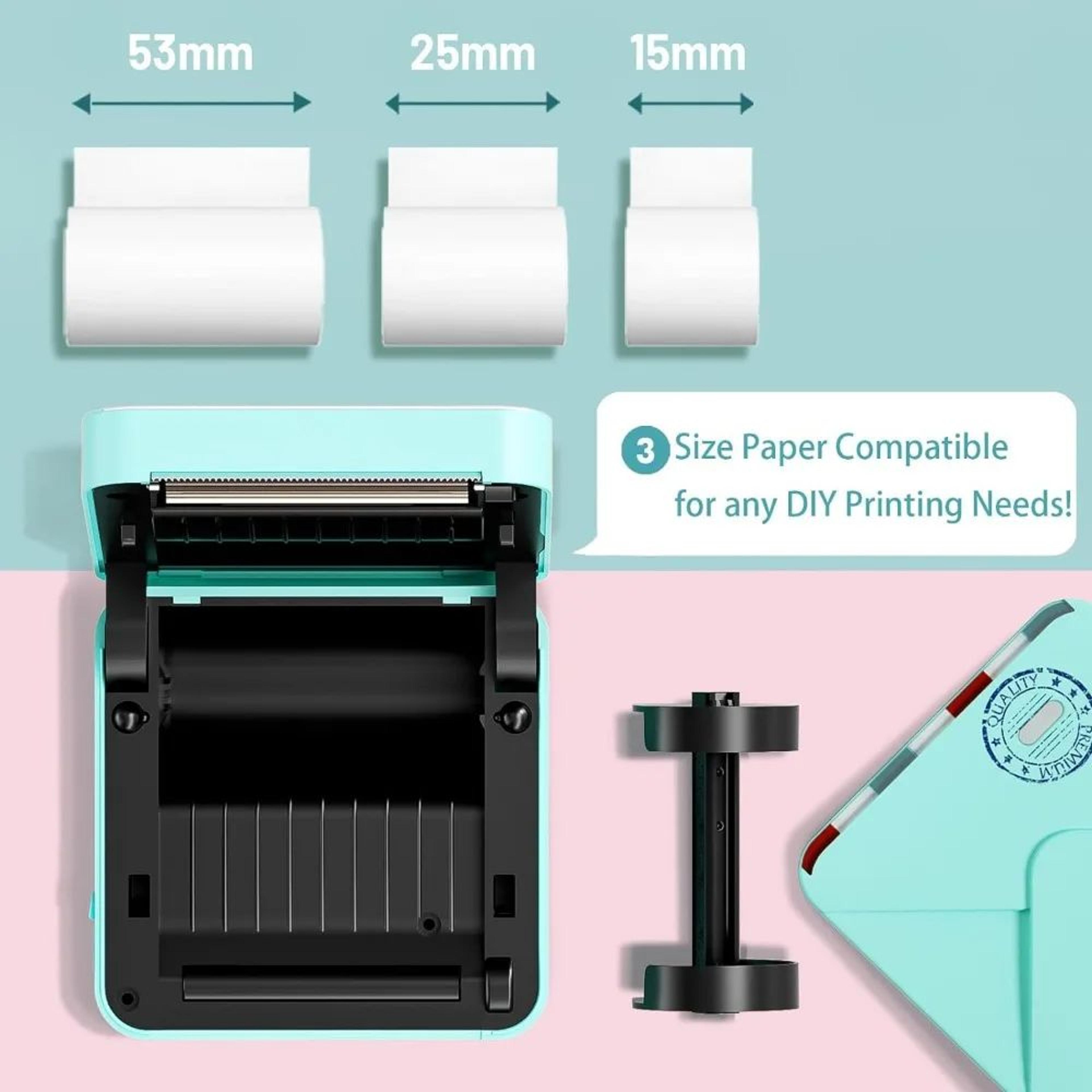 300 DPI Portable Mini Thermal Pocket Printer 2