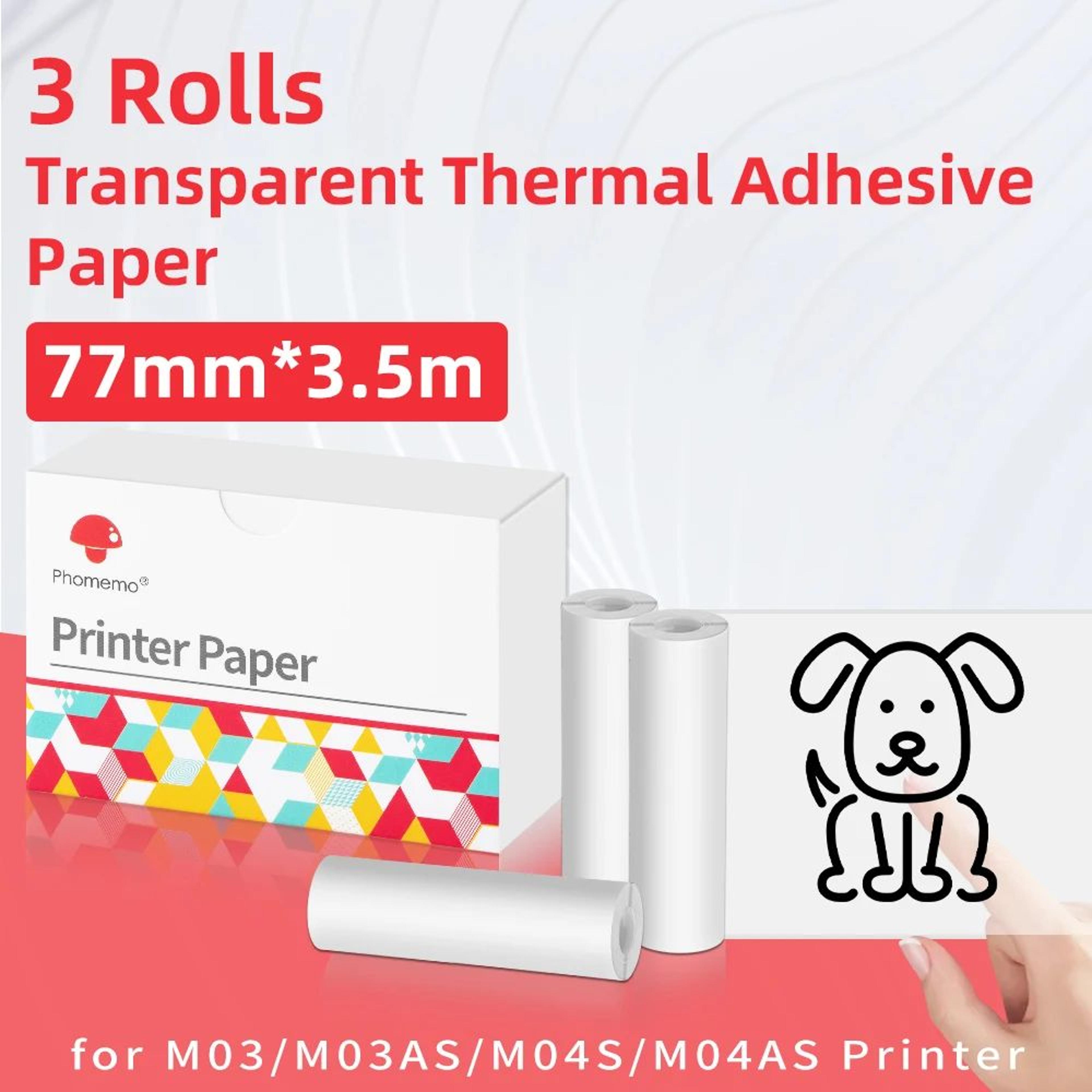 Transparent SelfAdhesive Thermal Sticker Paper 16