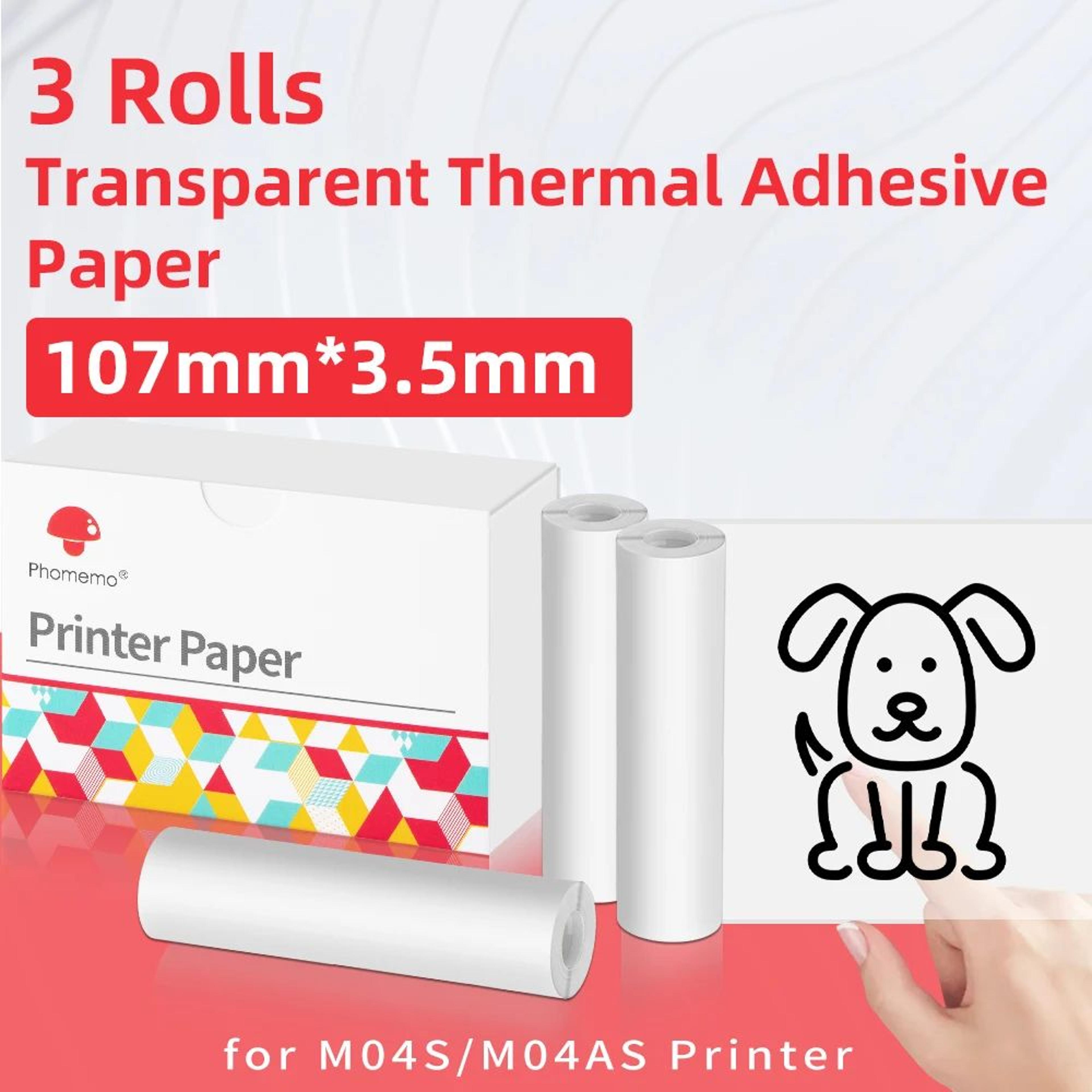 Transparent SelfAdhesive Thermal Sticker Paper 7