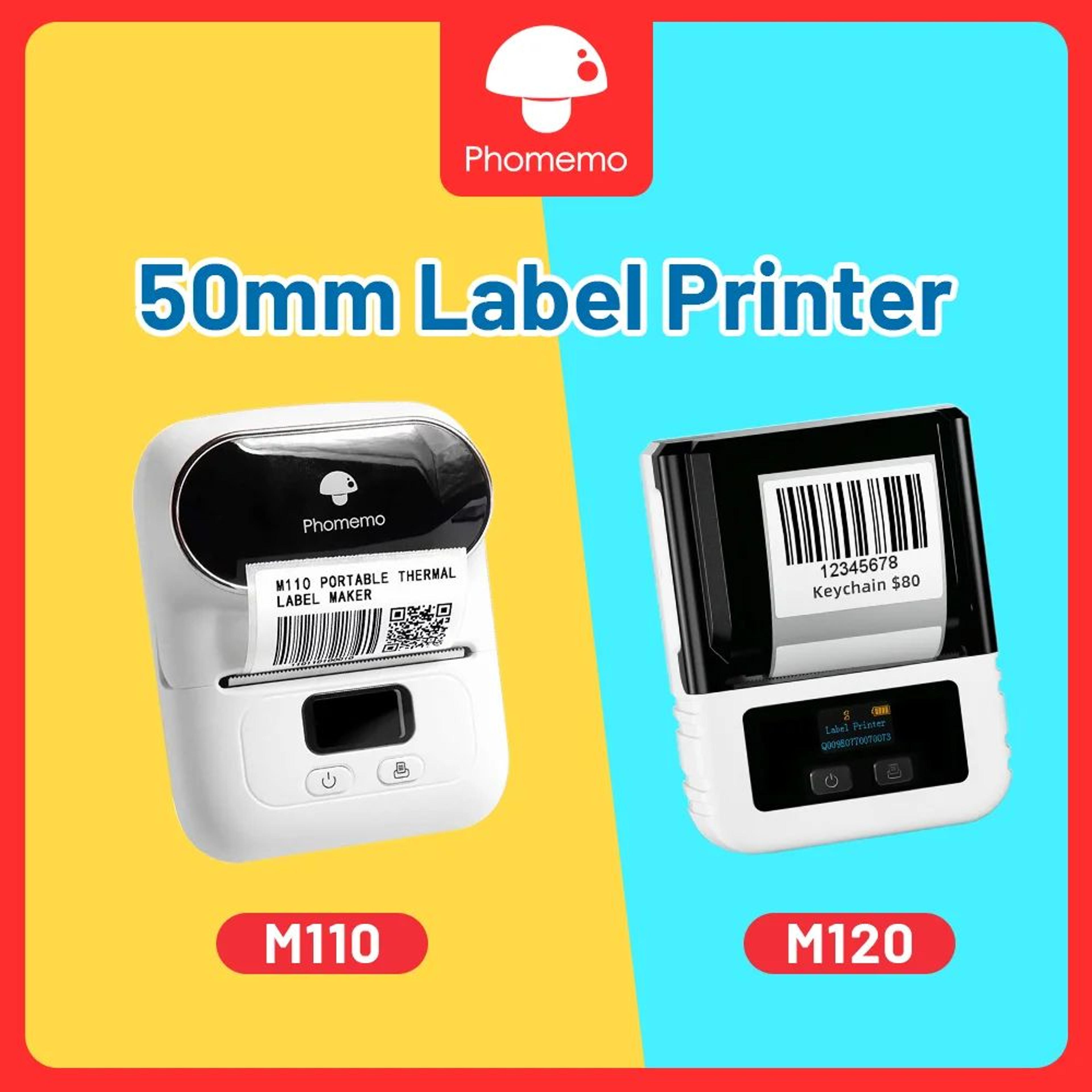 portable wireless bluetooth thermal label maker