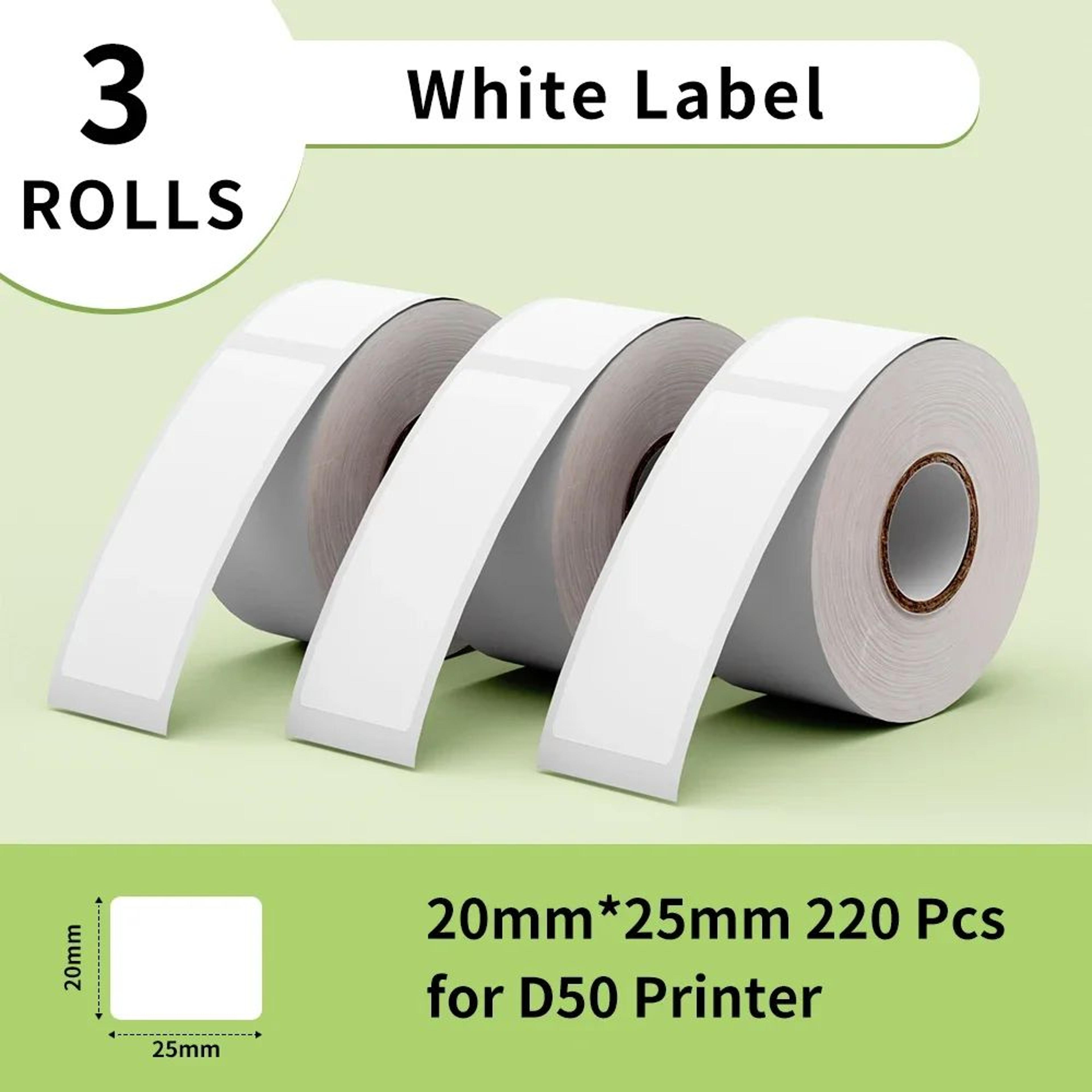3 Rolls Waterproof SelfAdhesive Thermal Label Stickers 10
