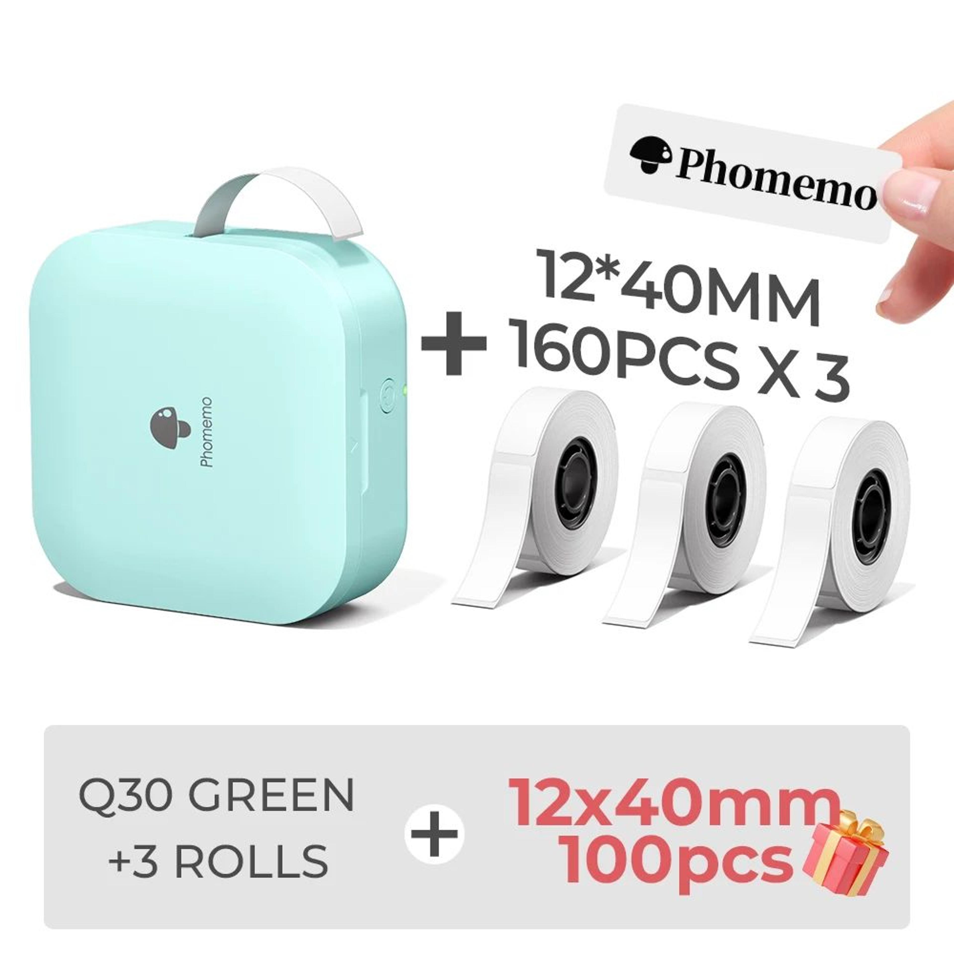 Compact Wireless Bluetooth Mini Label Printer 13