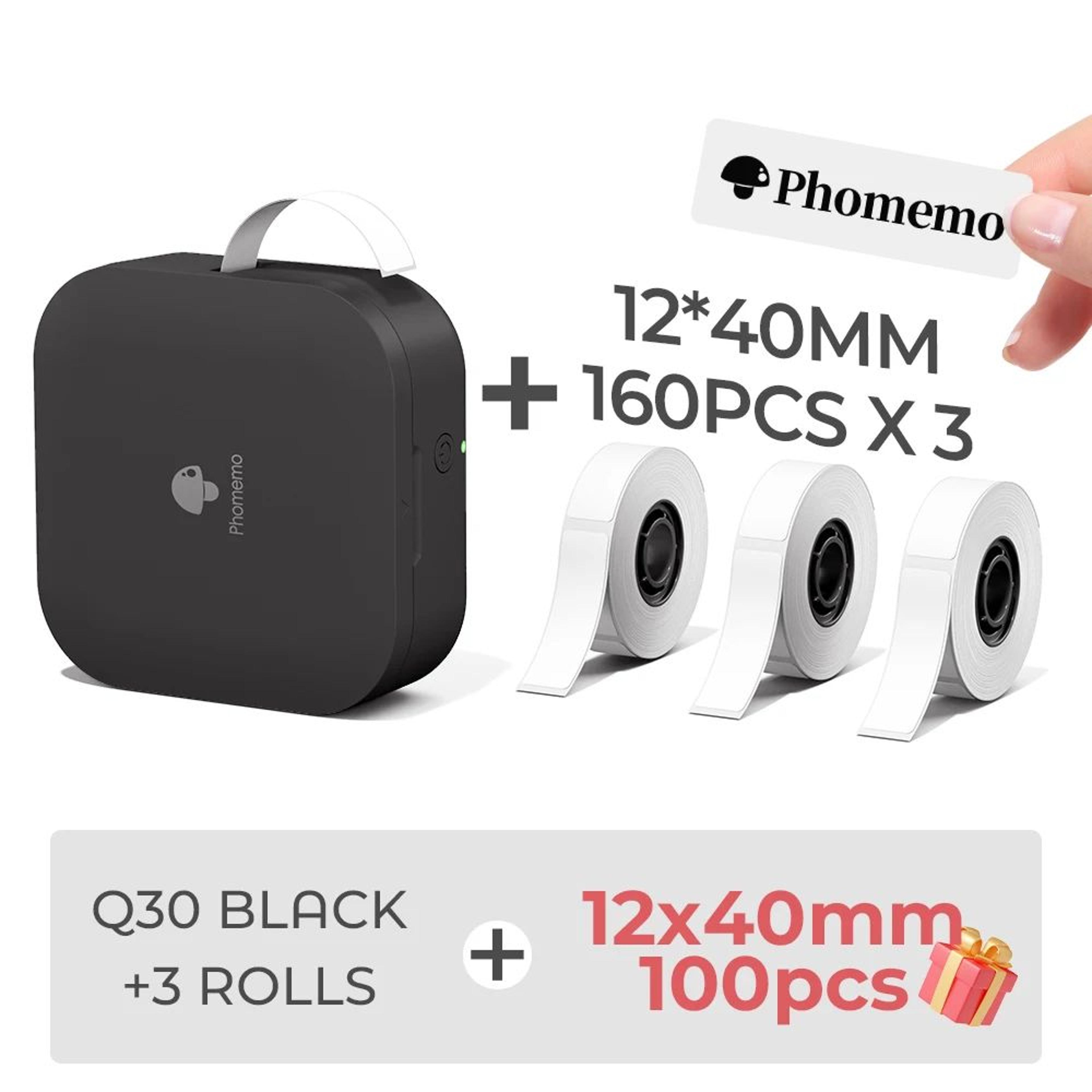 Compact Wireless Bluetooth Mini Label Printer 9