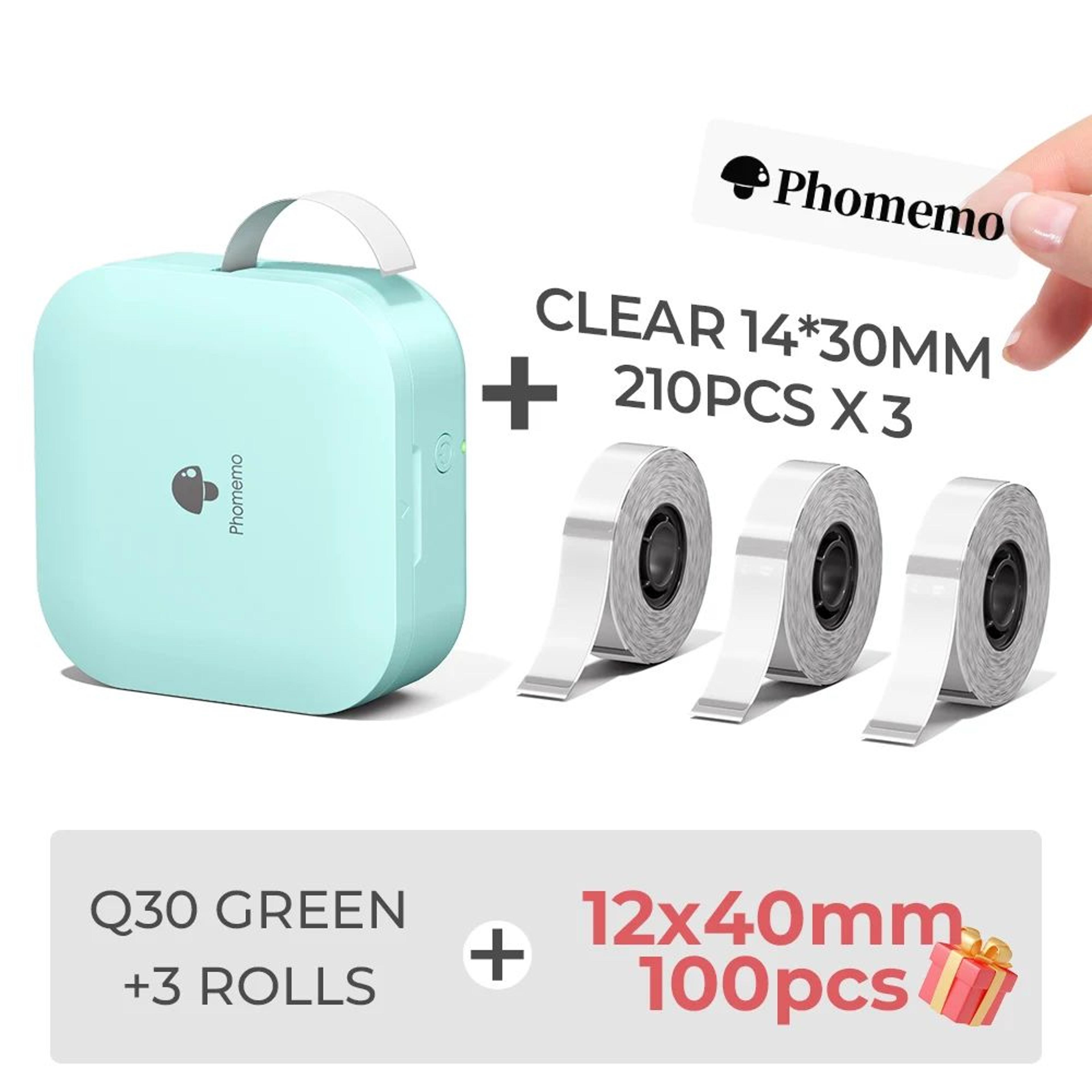 Compact Wireless Bluetooth Mini Label Printer 14