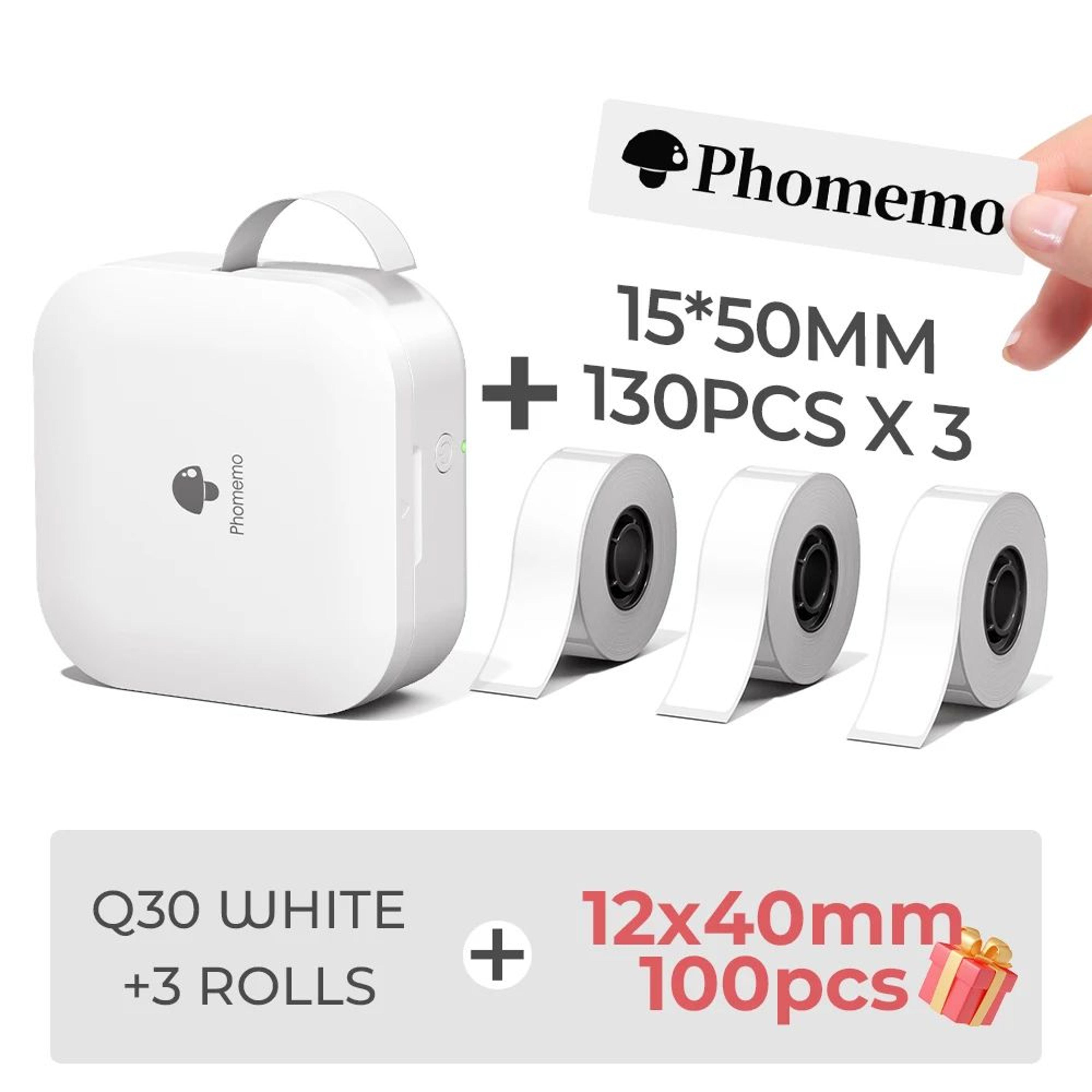 Compact Wireless Bluetooth Mini Label Printer 25