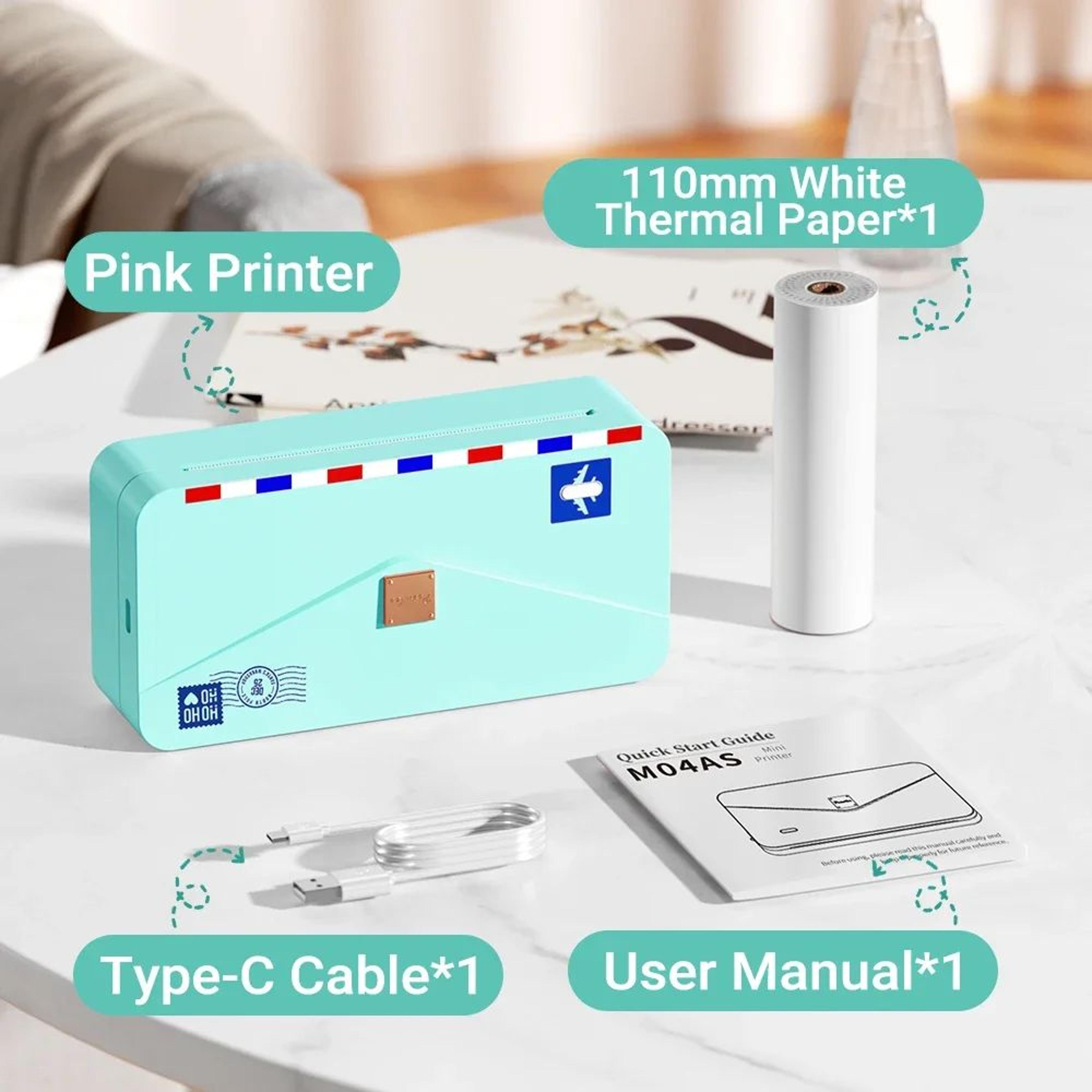 300 DPI Wireless Pocket Thermal Printer 10
