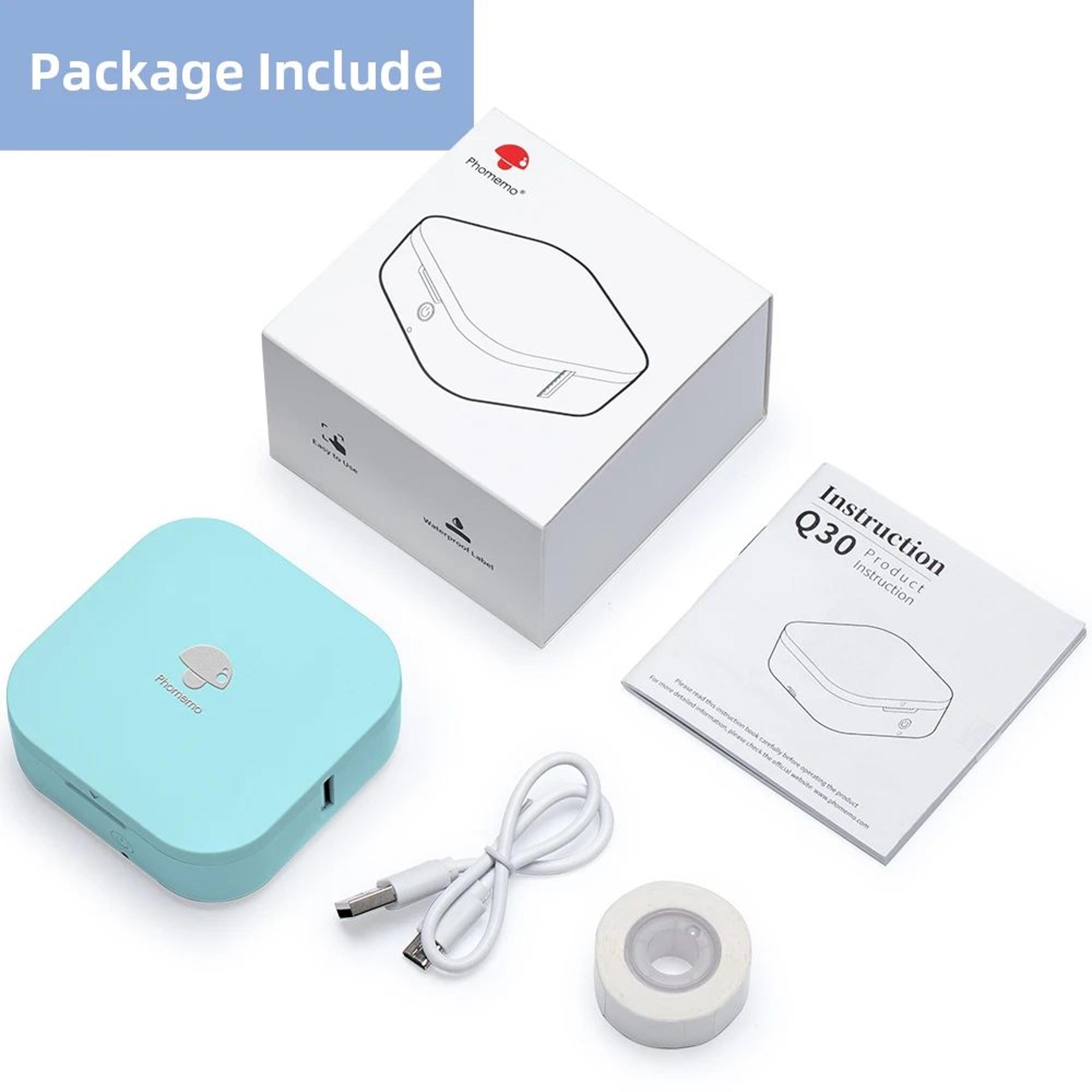203 DPI Mini Bluetooth Barcode Label Maker 6