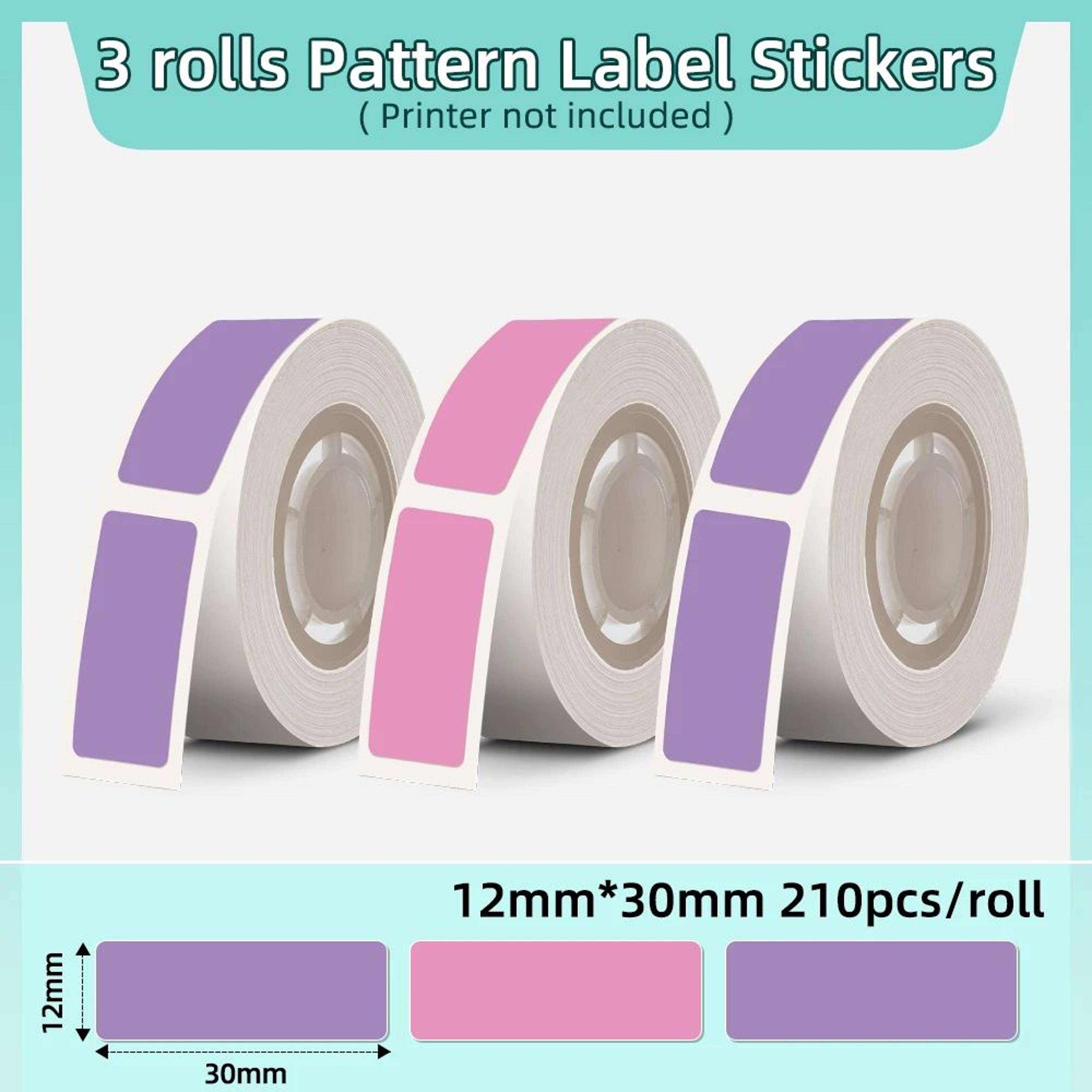 3 Rolls ScratchResistant Waterproof Thermal Label Tape 22