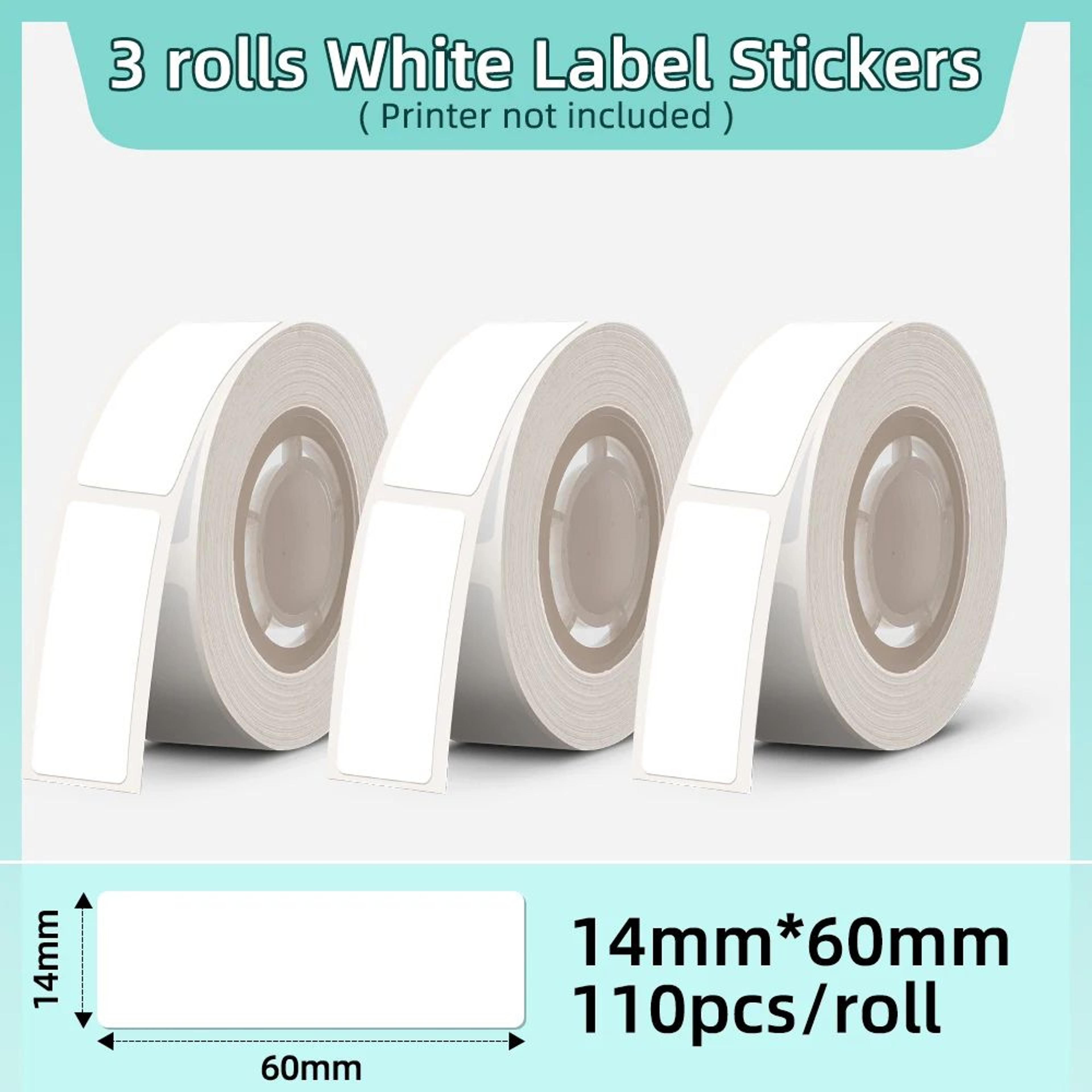 3 Rolls ScratchResistant Waterproof Thermal Label Tape 15