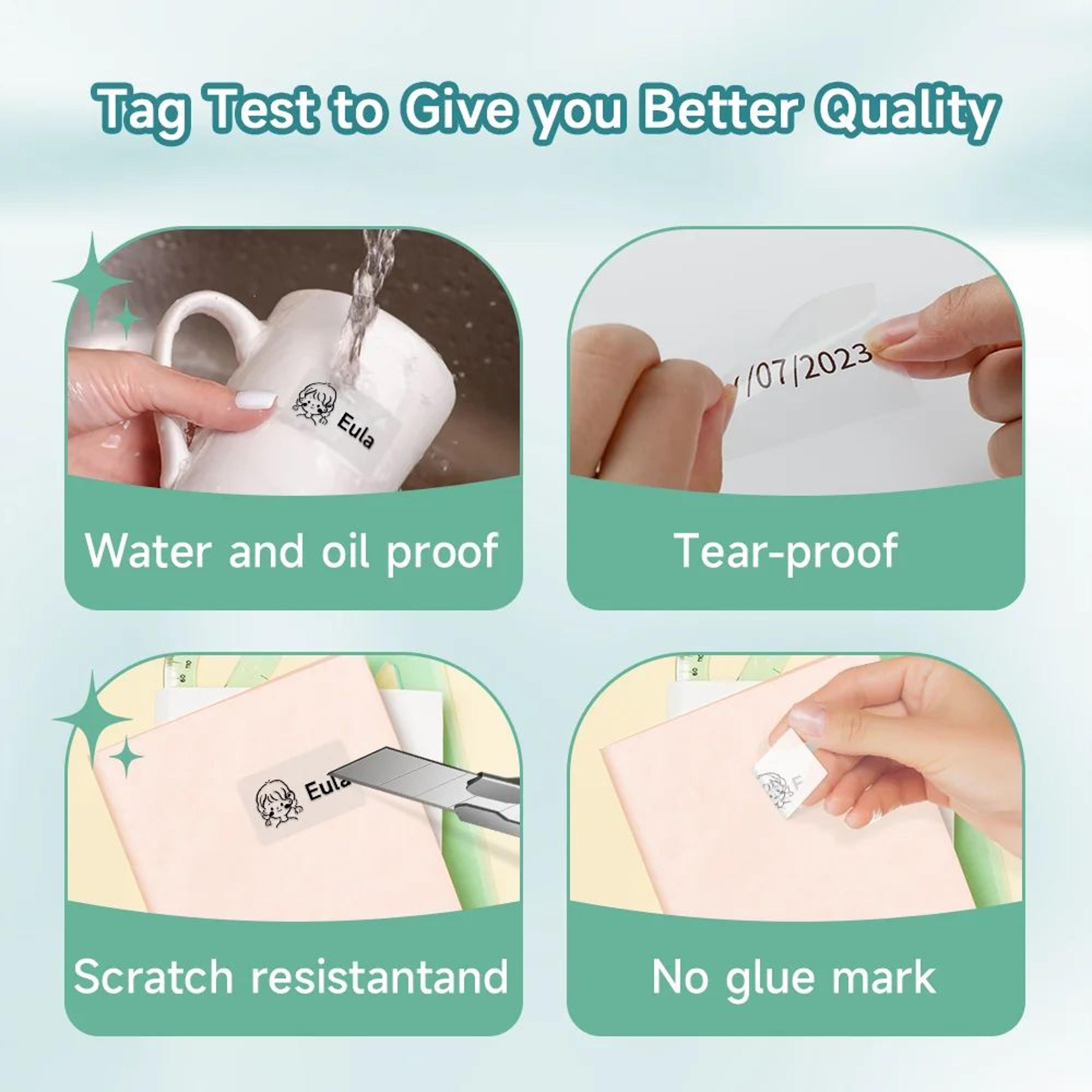 Gold SelfAdhesive Thermal Label Stickers With Storage Box 5