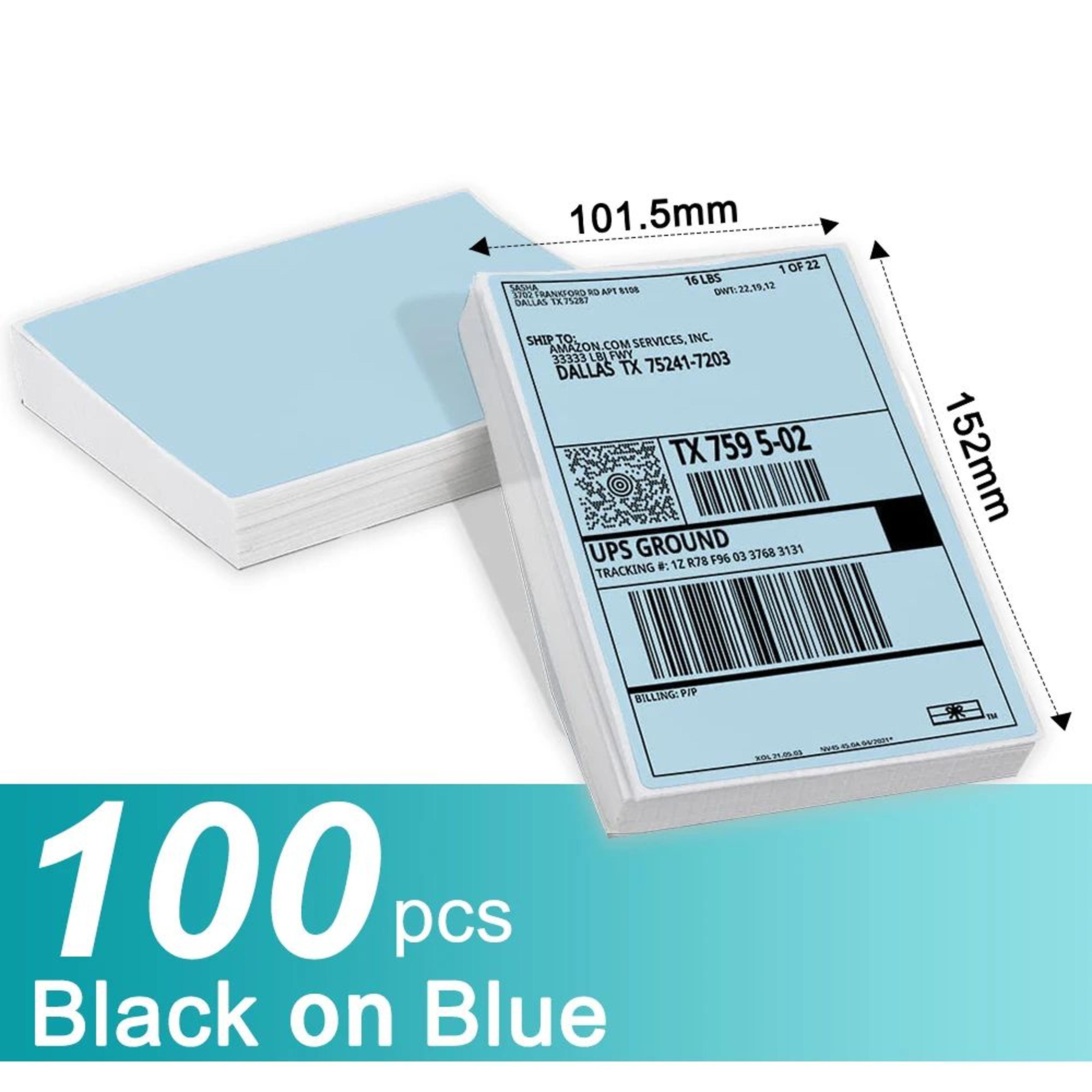 4 X 6 Inch Fanfold Thermal Shipping Labels 7