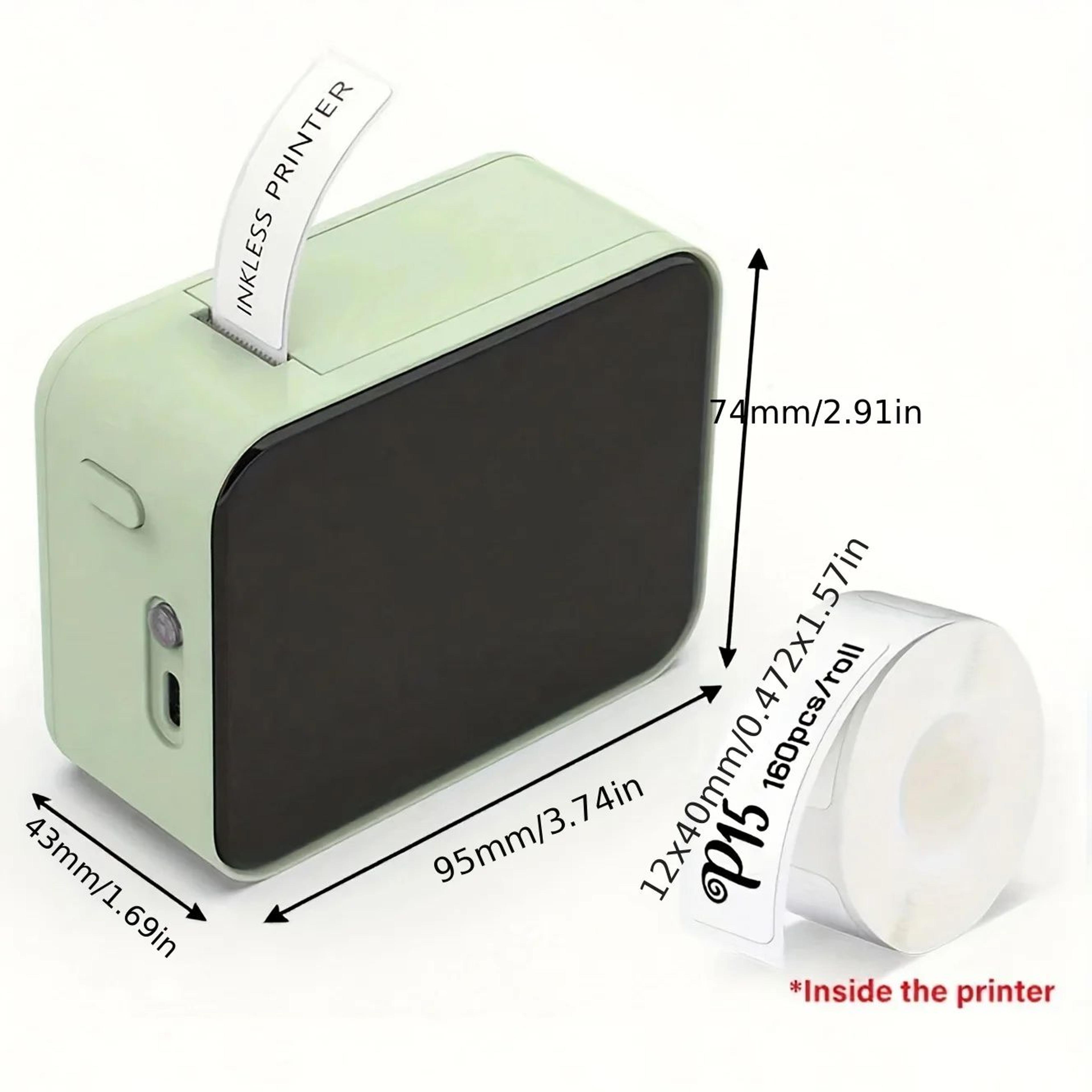 Pocket Bluetooth Thermal Sticker Label Printer 1