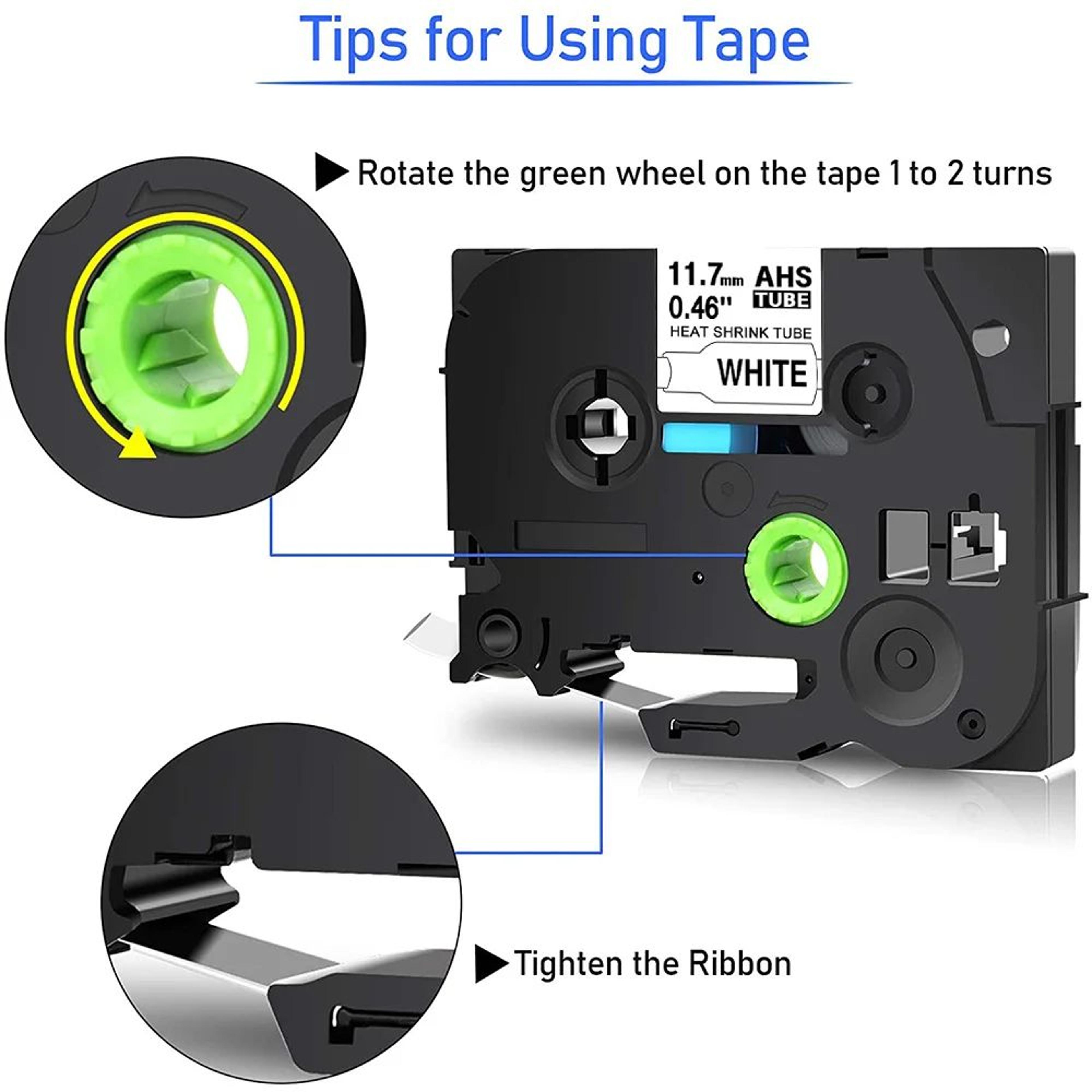 Printable Heat Shrink Label Tape For Wire And Cable Identification 1
